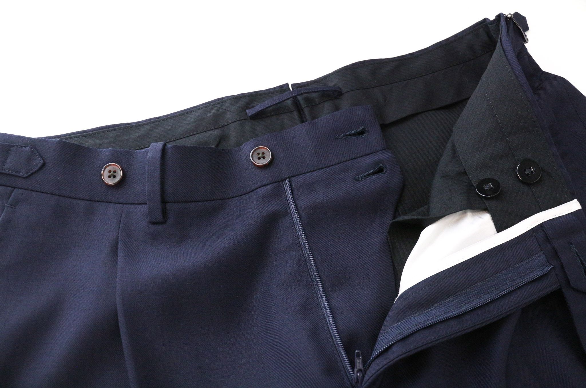 Suitsupply NAPOLI UK38R Blue Wool Lined Suit 75149 Size 38R - 12 Thumbnail