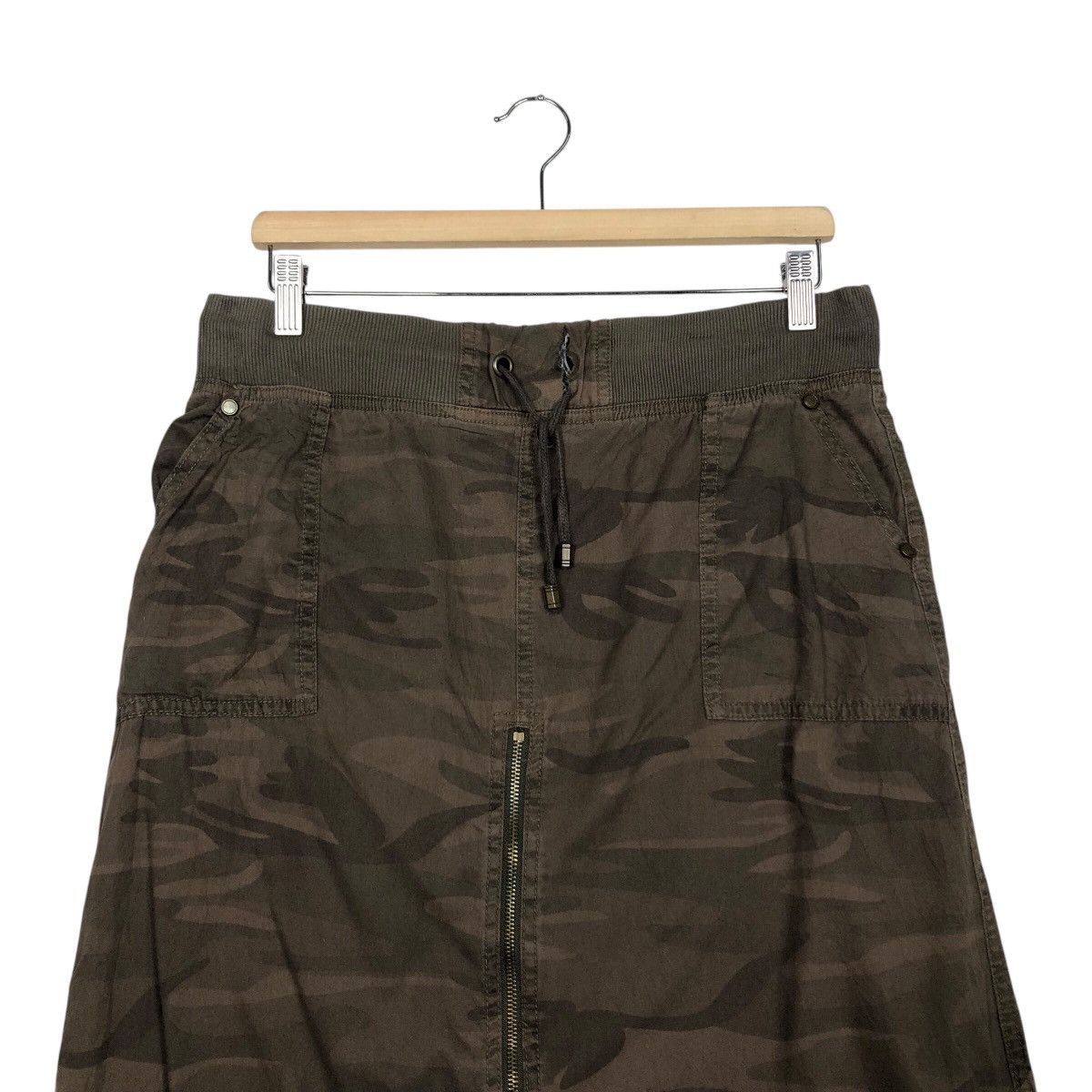 Japanese Brand 📌Vintage Skirt Camouflage Design Full Print Size 32" / US 10 / IT 46 - 4 Thumbnail