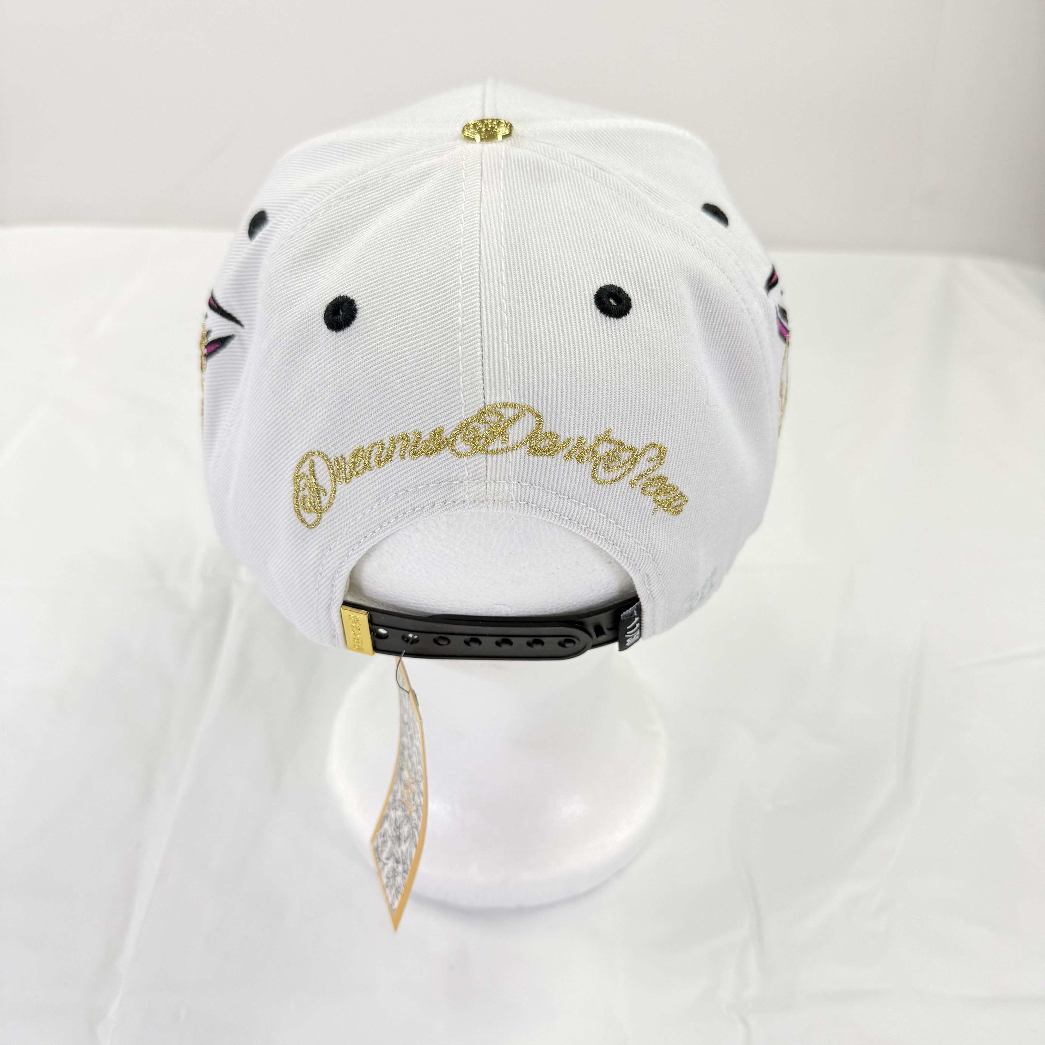 Other DVNIEL LUU Dreams Dont Sleep White Snapback Hat Flame Cap Size ONE SIZE - 3 Thumbnail