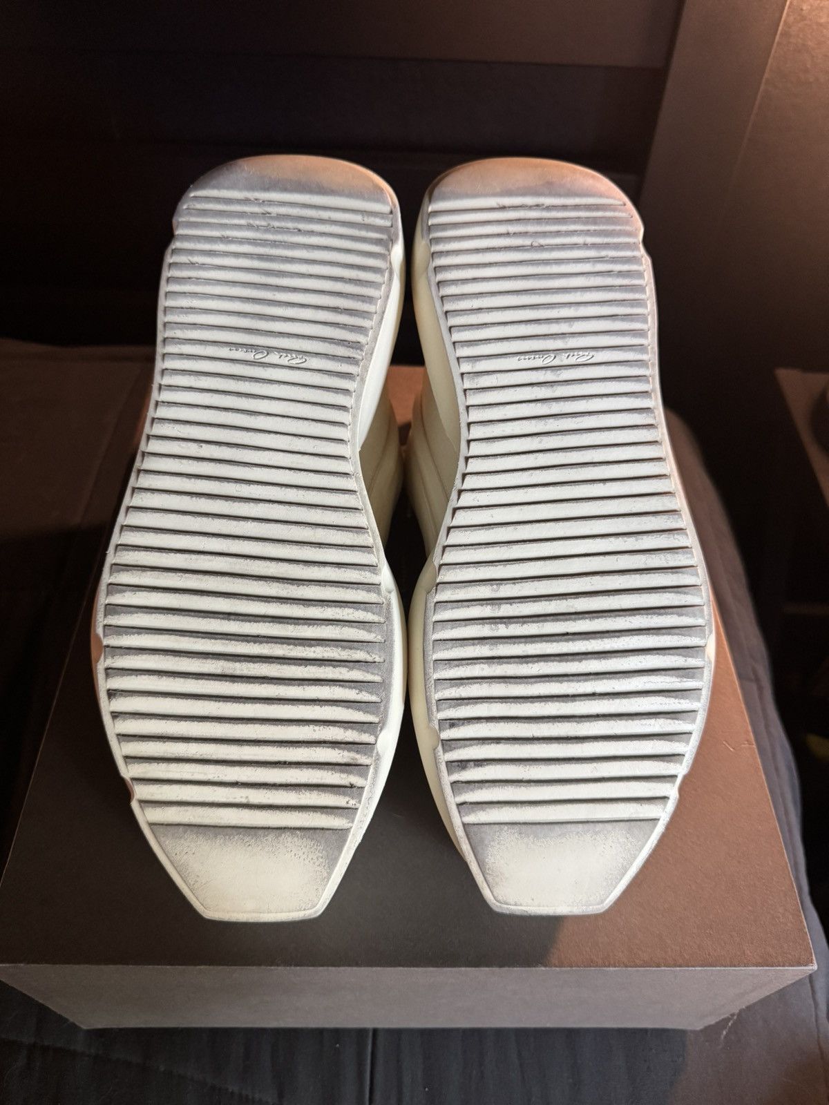 Rick Owens Rick Owens Geth Runner “Milk” Size US 12 / EU 45 - 8 Thumbnail