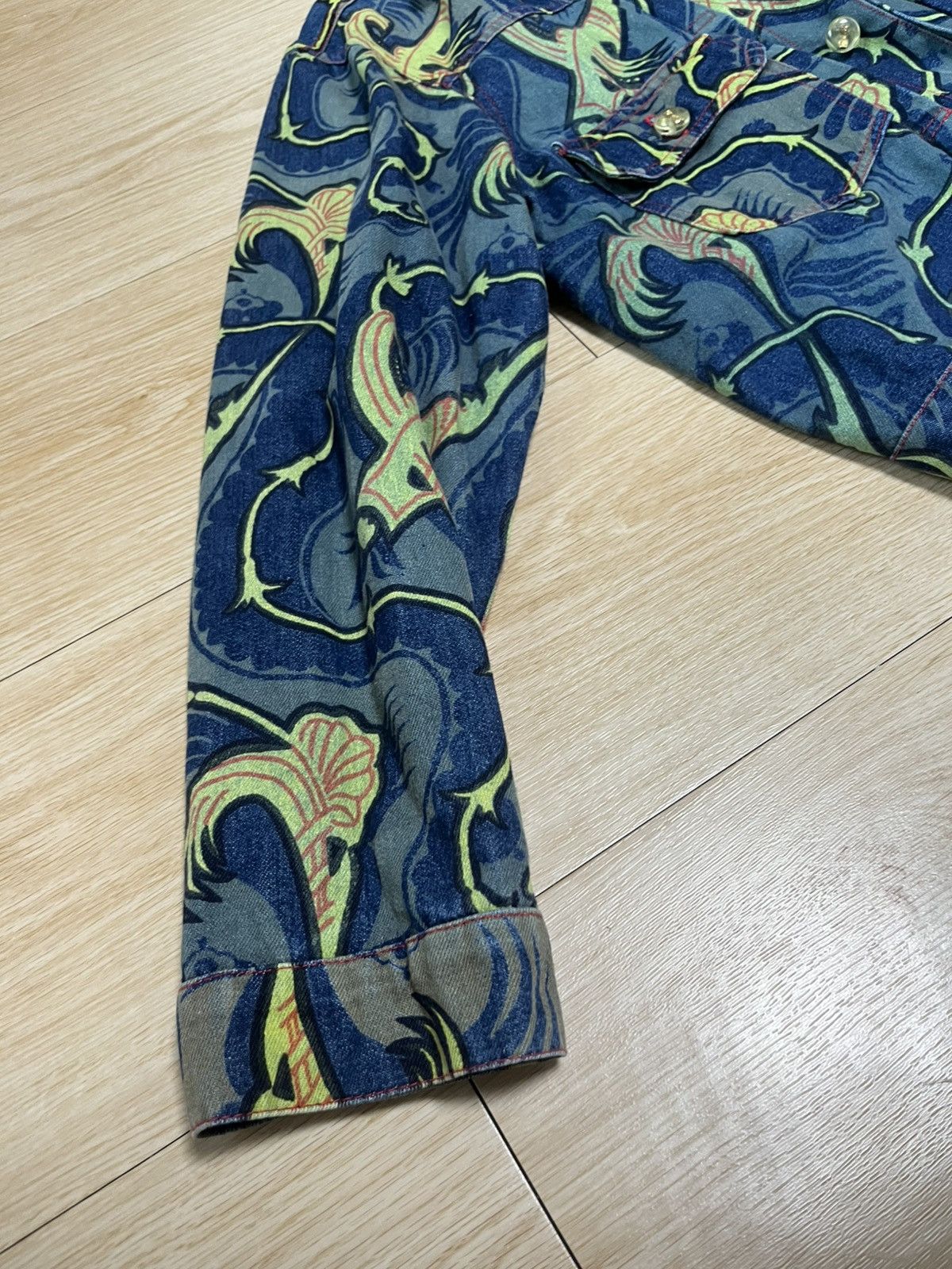 Vivienne Westwood Vivienne westwood Grand hotel paisley Printing denim jacket Size US M / EU 48-50 / 2 - 4 Thumbnail