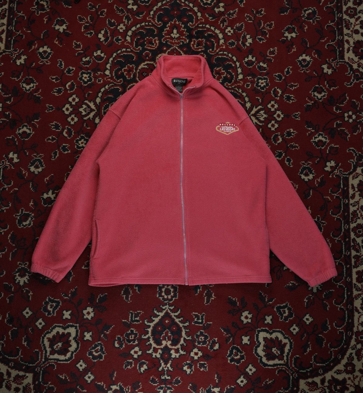 Other Vintage 2000s Fabulous Las Vegas Souvenir Fleece Jacket Size US L / EU 52-54 / 3 - 1 Thumbnail