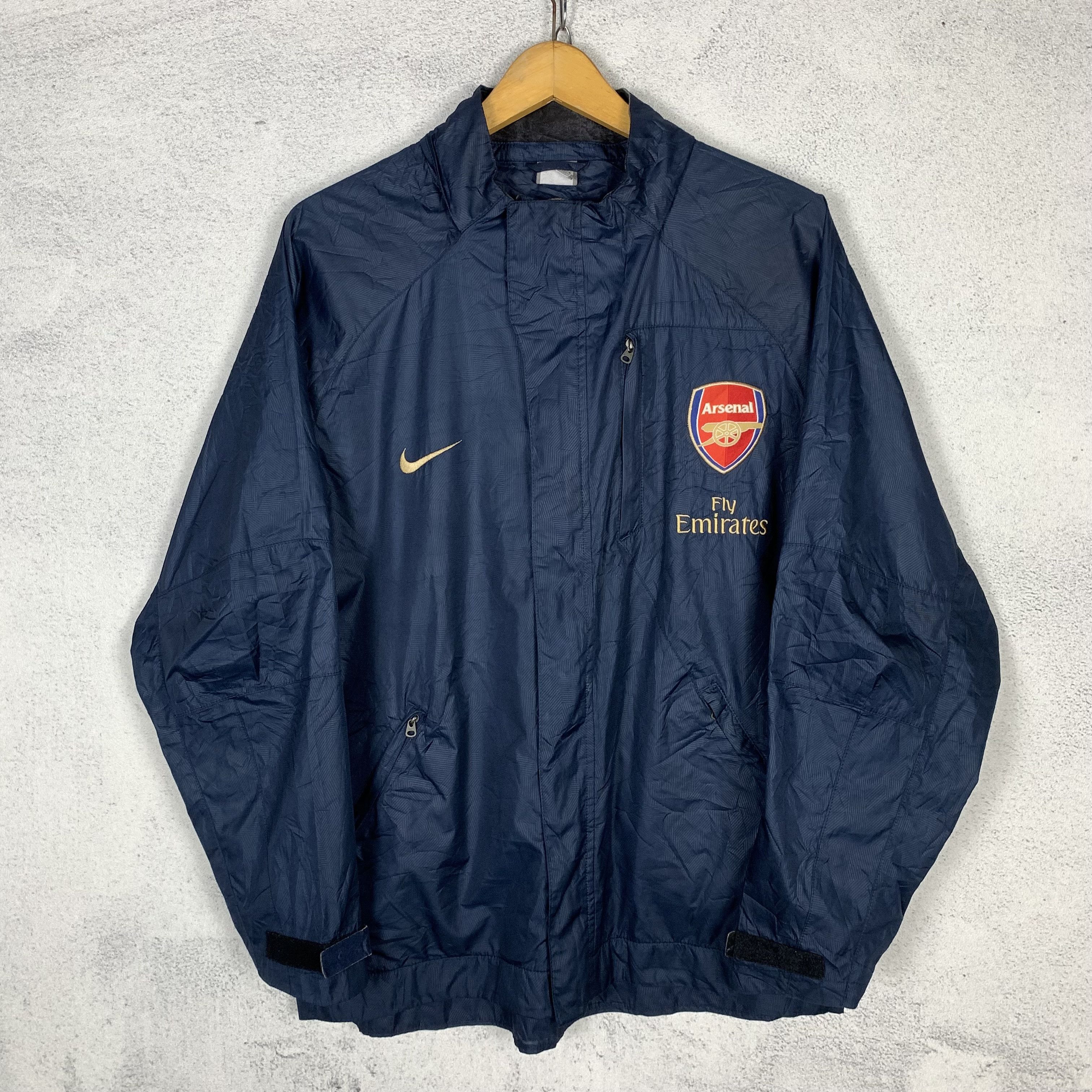 Nike Nike Arsenal Windbreaker Jacket Size US M / EU 48-50 / 2 - 1 Thumbnail
