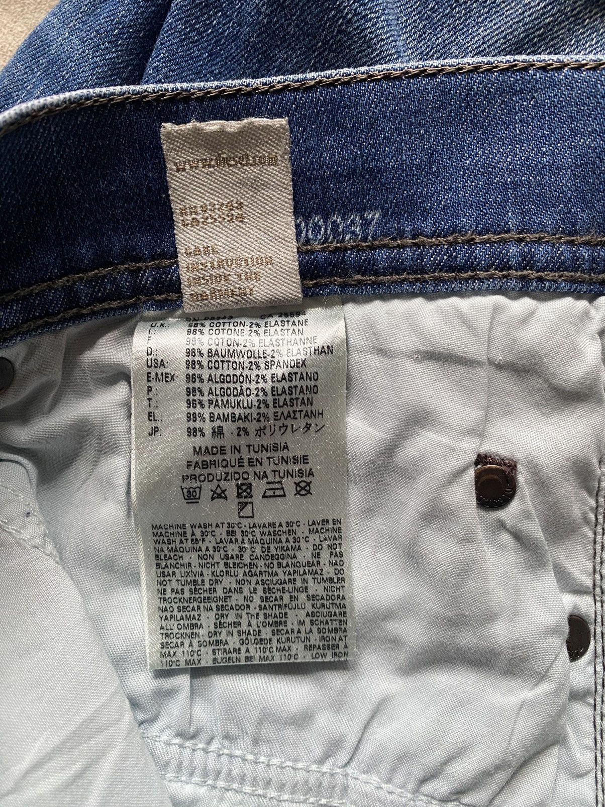 Diesel Diesel Industry Slim Fit Denim Size US 31 - 10 Thumbnail