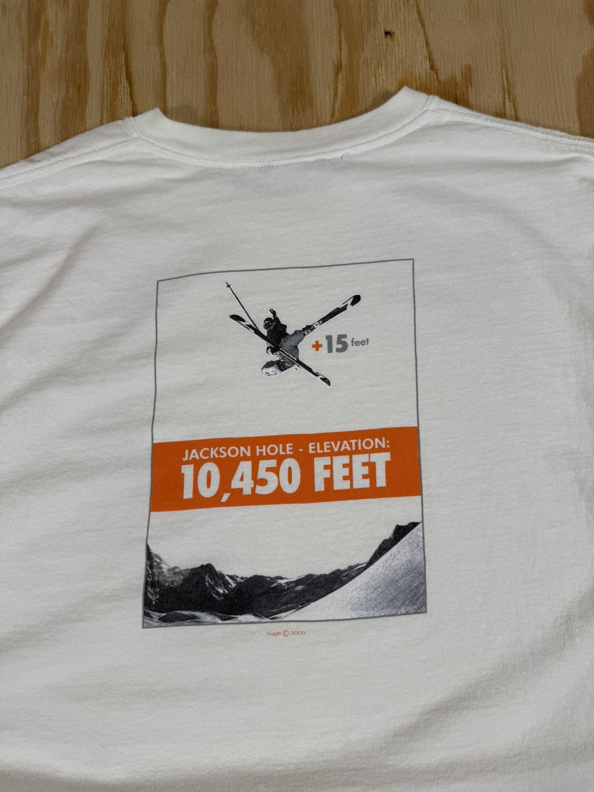 Vintage HUGE Jackson Hole T Shirt Ski Wyoming Graphic Vintage 2003 Size US XL / EU 56 / 4 - 1 Thumbnail