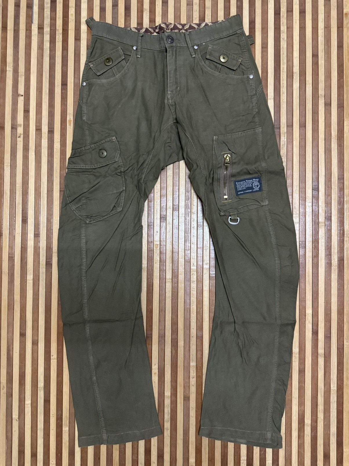 Edwin EDWIN Cargo Pants Multipocket / Streetwear / W30X31 Size US 30 / EU 46 - 1 Thumbnail
