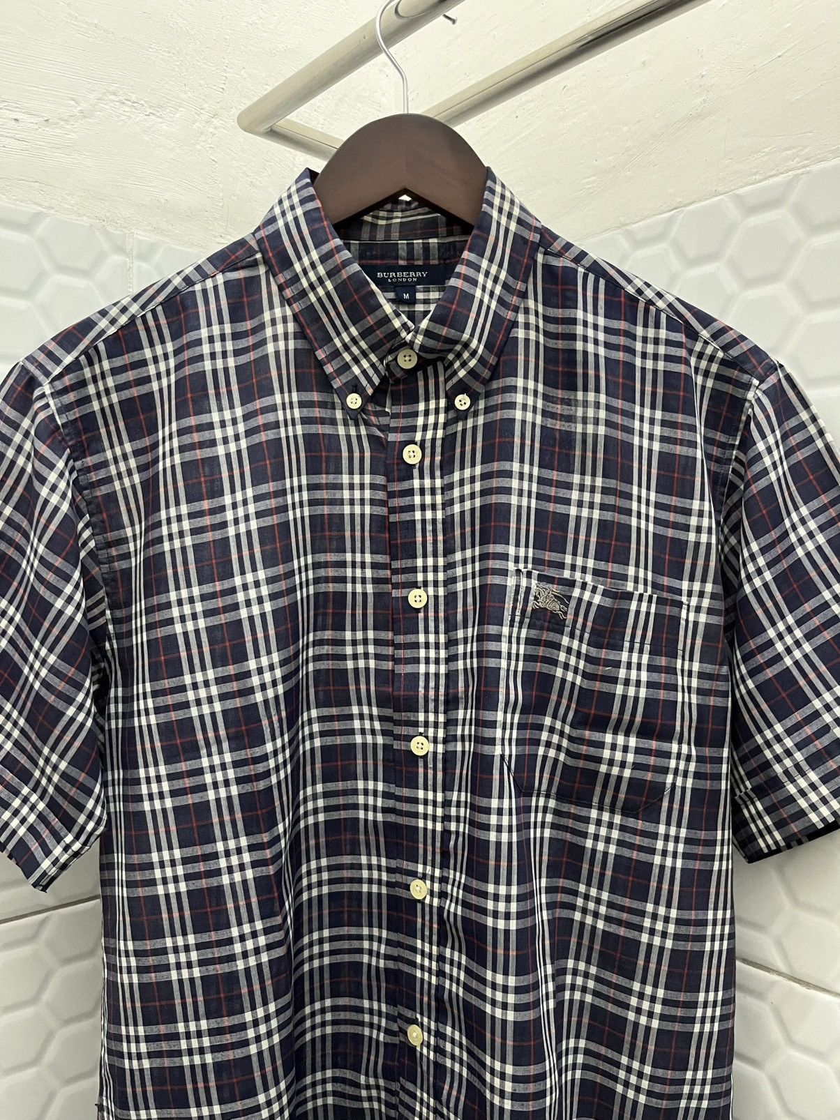 Burberry Vintage Burberry Nova Check Shirt Size US M / EU 48-50 / 2 - 4 Thumbnail