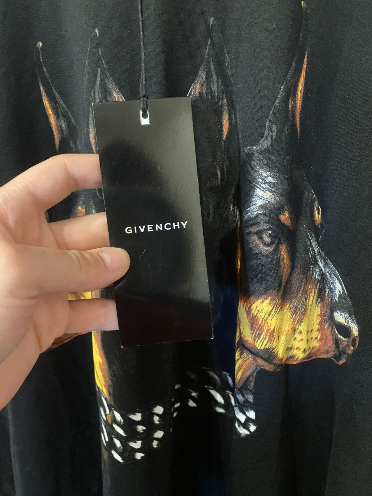 Givenchy × Riccardo Tisci × Vintage FW13 GIVENCHY Dobermann Tshirt NWT | Rottweiler Kanye West Size US L / EU 52-54 / 3 - 7 Thumbnail