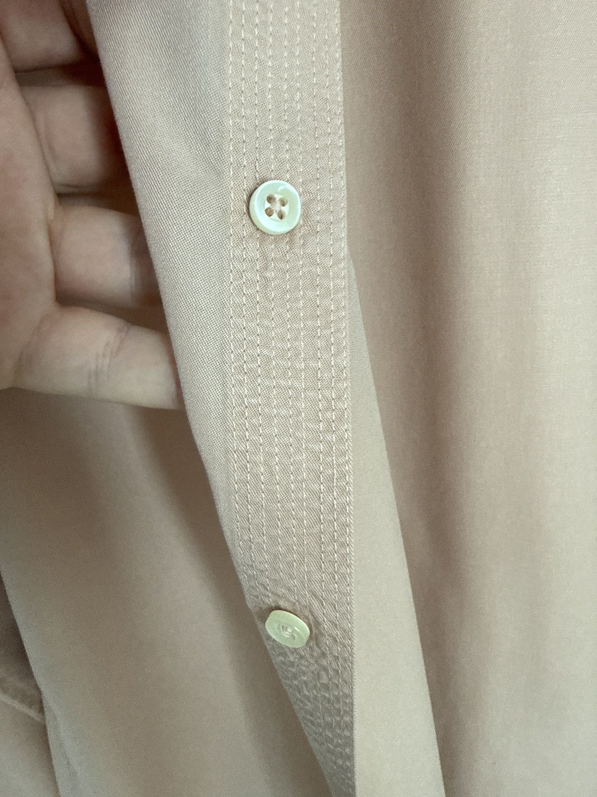 Officine Generale Officine Generale - Lyocell Shirt Size US M / EU 48-50 / 2 - 3 Thumbnail