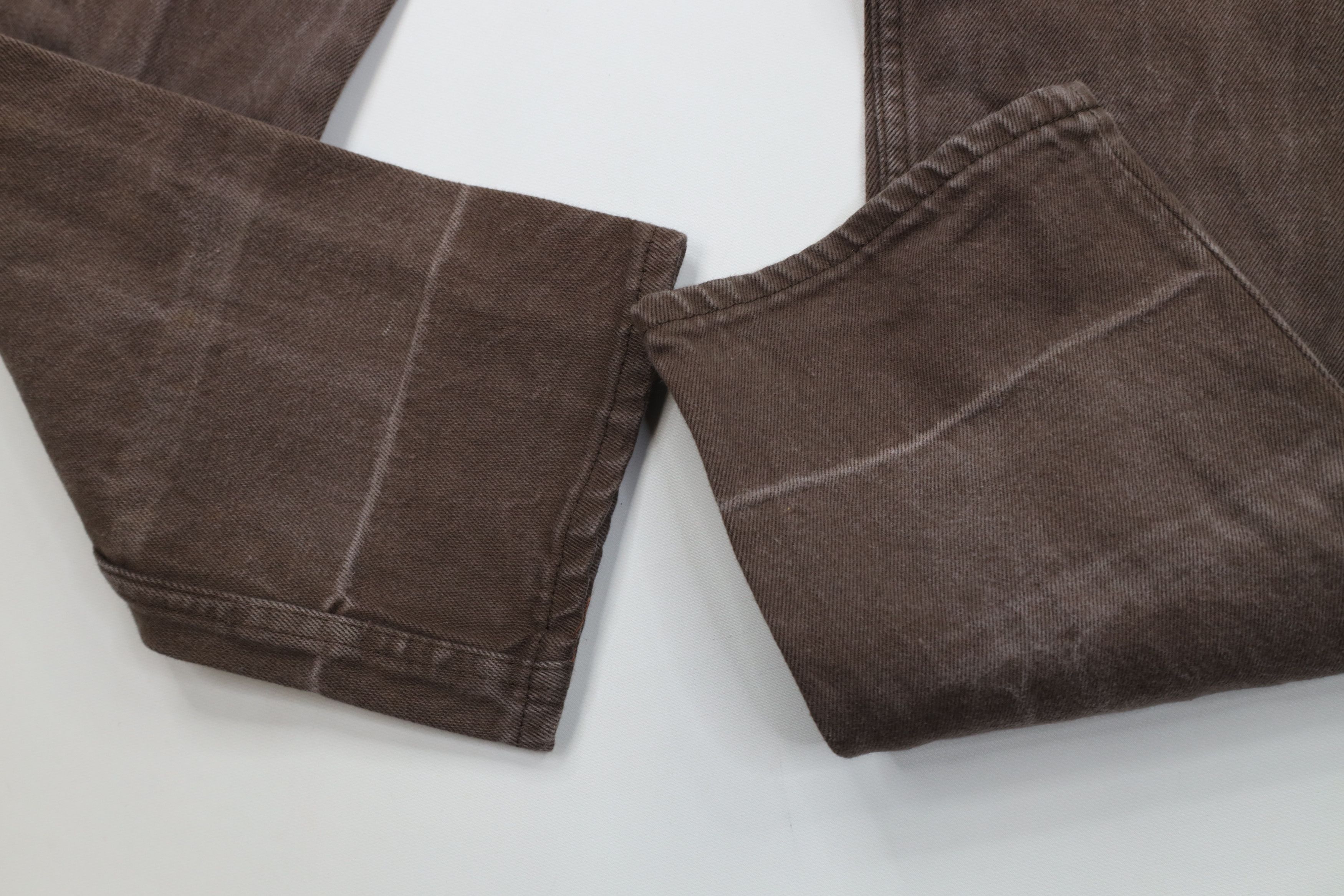 Levi's Vintage 80s Levis 501xx Button Fly Original Jeans Brown USA Size US 28 / EU 44 - 6 Thumbnail