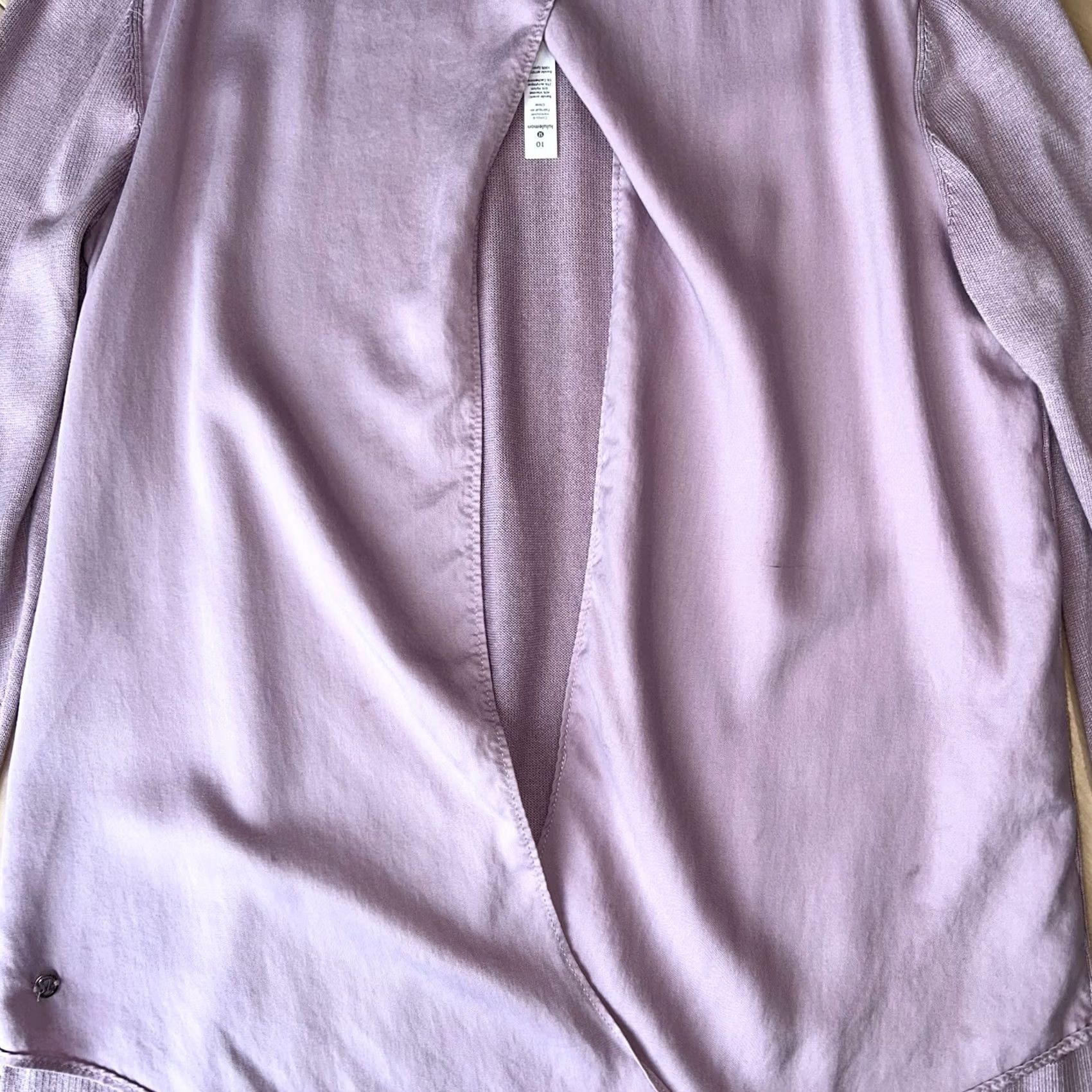 Lululemon Lululemon Still at Ease Sweater Pink Womens 10 Crew Neck Long Sleeve Knit Pullover Casual Athleisure Logo Size L / US 10 / IT 46 - 5 Thumbnail