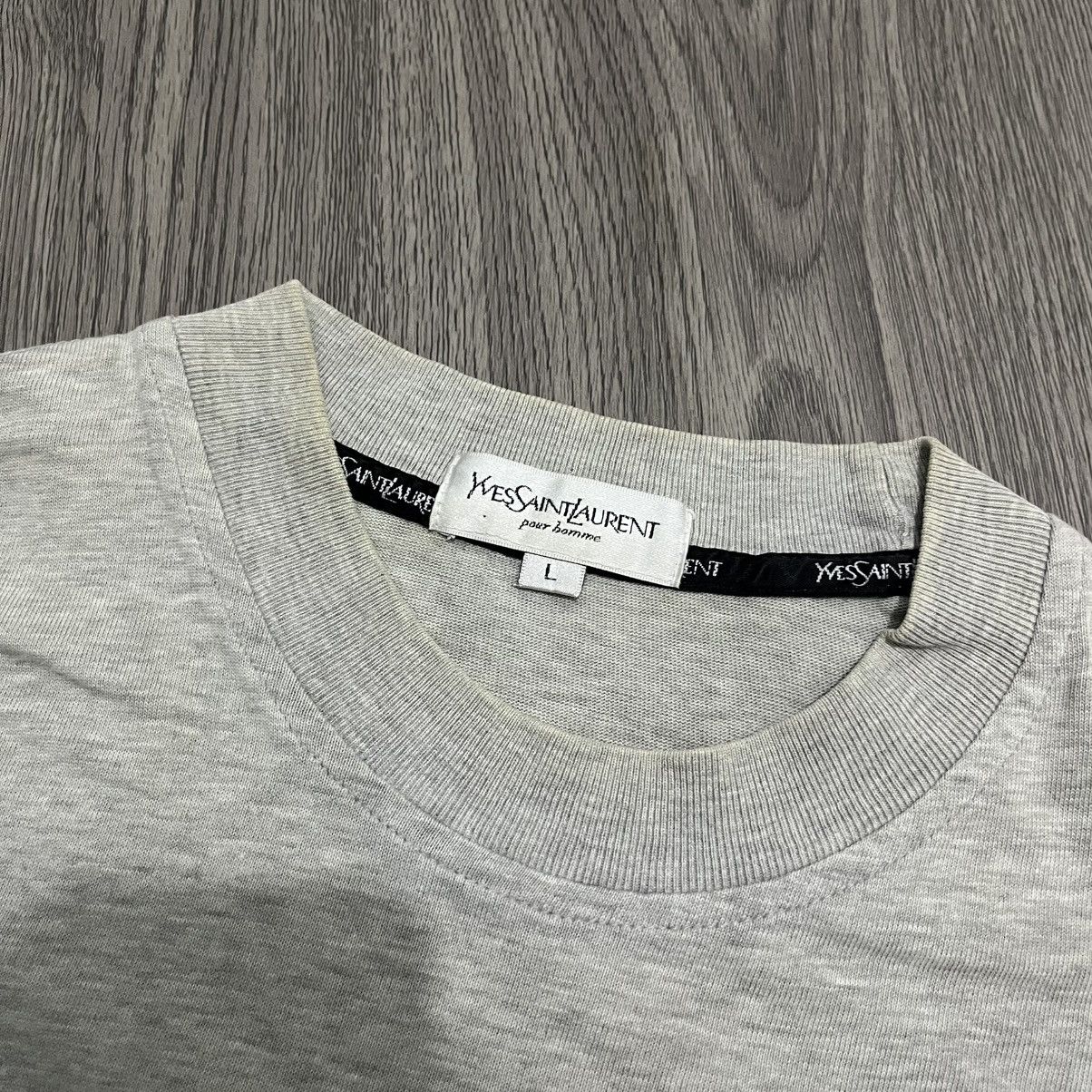 Yves Saint Laurent Vintage YSL Pour Homme Basic Font T-Shirt Size US L / EU 52-54 / 3 - 3 Thumbnail