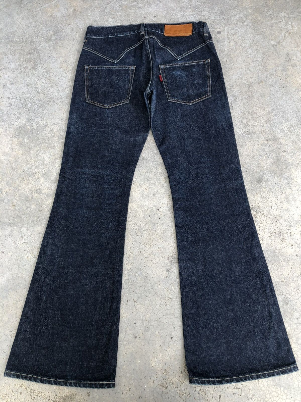 If Six Was Nine Japanese Edwin Flared Jeans Distressed Jeans Size US 32 / EU 48 - 2 Thumbnail