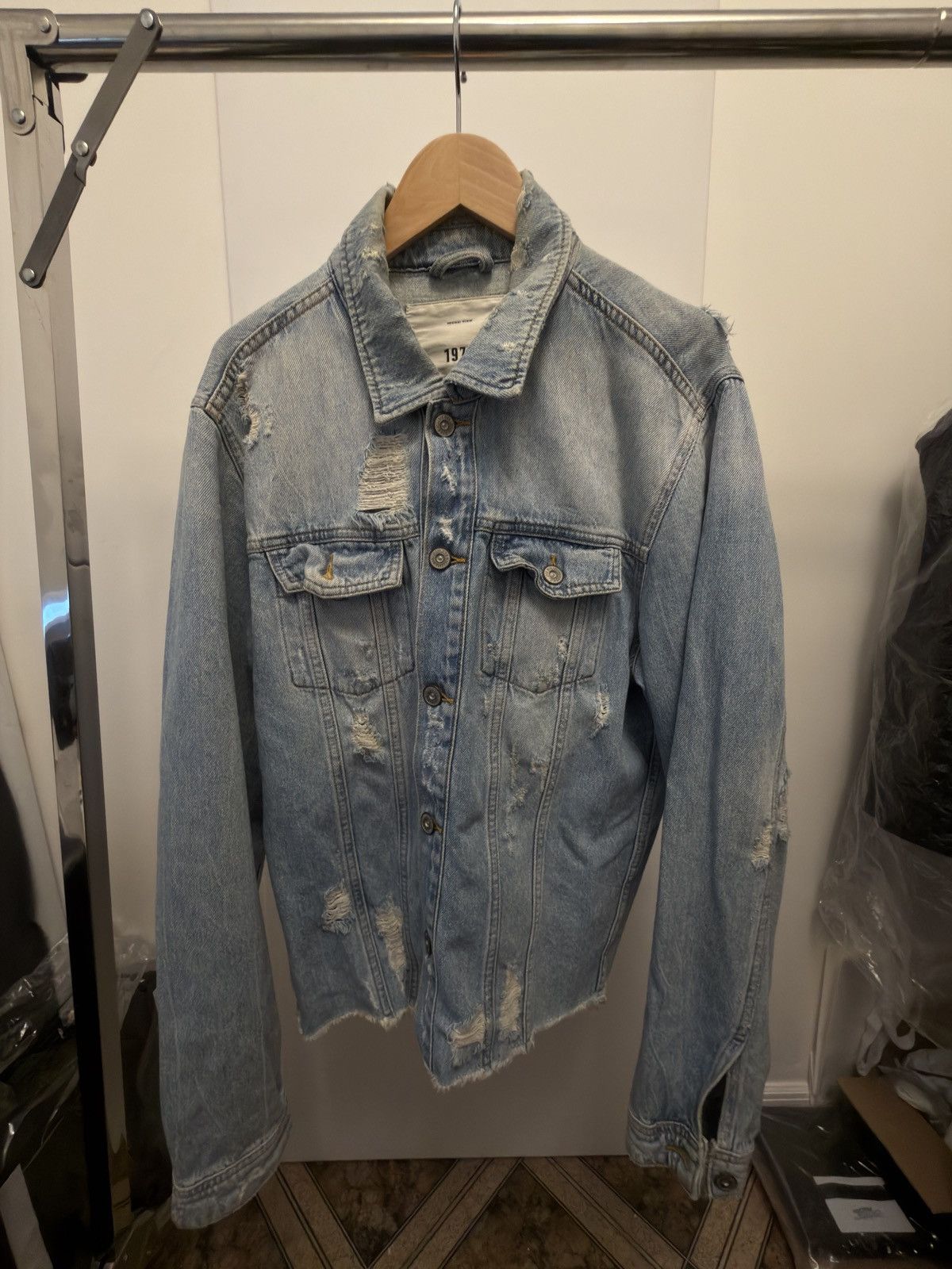 Zara Zara 1975 Denim Jacket Size US XL / EU 56 / 4 - 2 Thumbnail