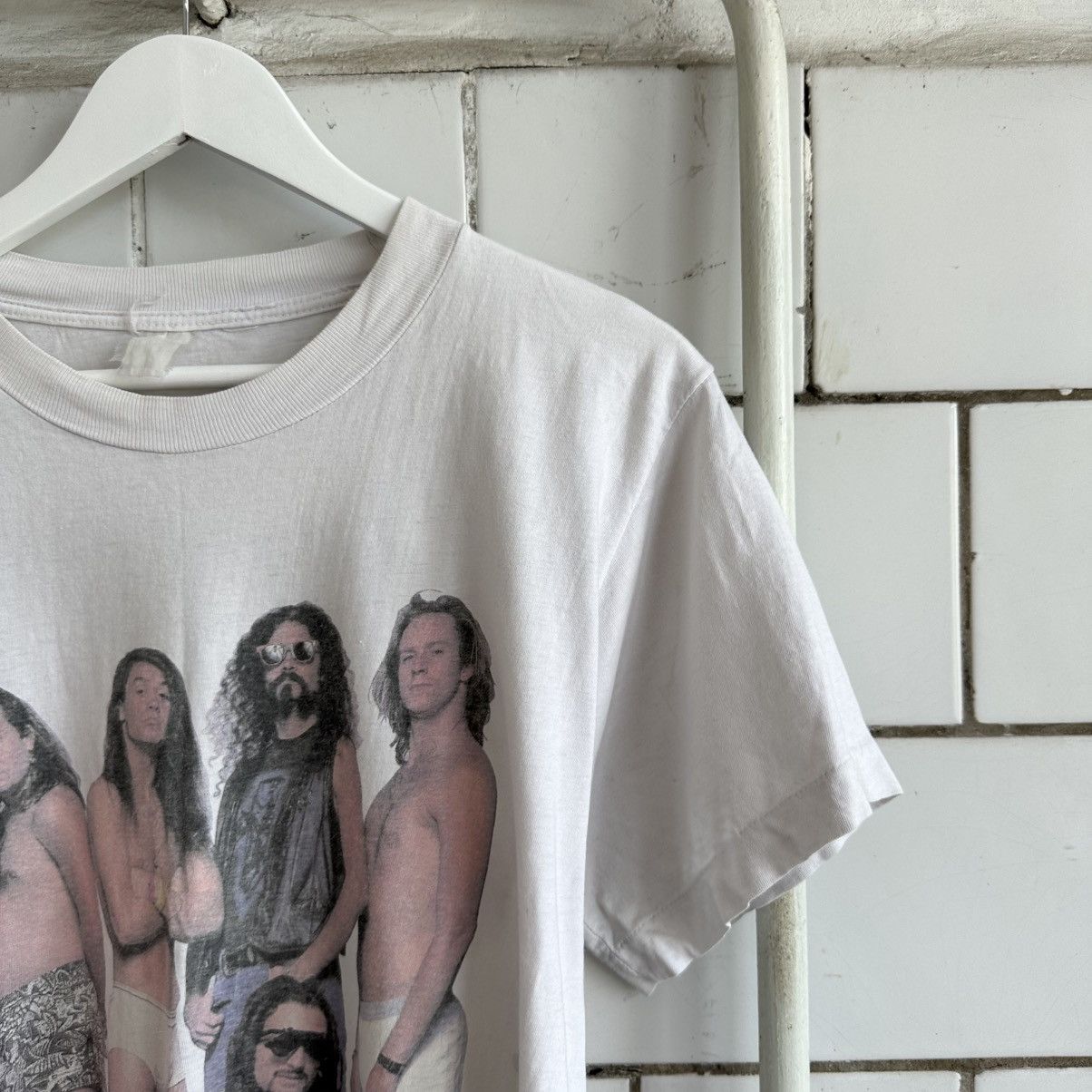 Band Tees × Vintage Vintage Faith No More T-shirts Big Logo Trashed Rock 1990 Size US M / EU 48-50 / 2 - 5 Thumbnail