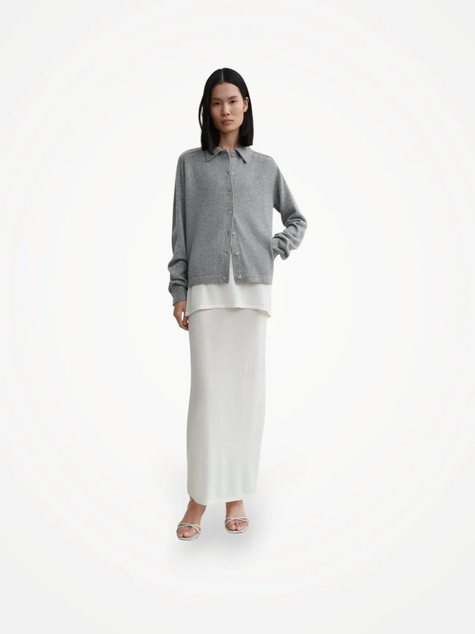 Toteme Toteme Toteme Raglan Sleeve Cashmere Shirt Cardigan Size L / US 10 / IT 46 - 1 Thumbnail