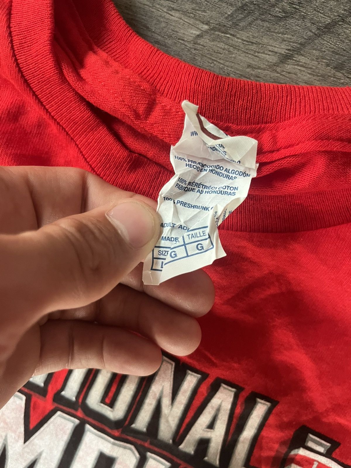 NCAA × Vintage Vintage 90s y2k Ohio State National Championship Tee Size US L / EU 52-54 / 3 - 2 Thumbnail