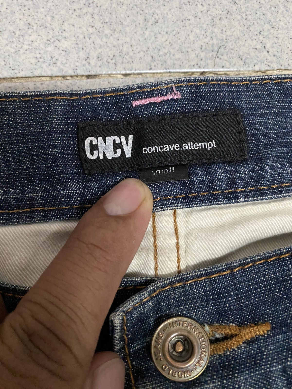 Japanese Brand × Vintage Offer‼️Vintage CNCV Concave Attempt Japanese Denim Jeans Size US 33 - 7 Thumbnail