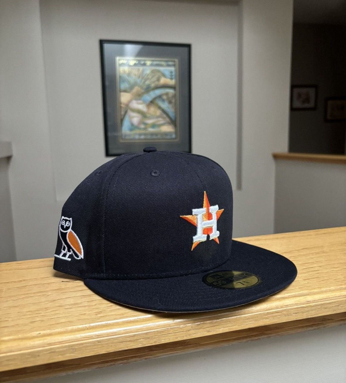 MLB × New Era × October's Very Own 7 3/8 - OVO x New Era x MLB Houston Astros Fitted Hat Size ONE SIZE - 1 Thumbnail