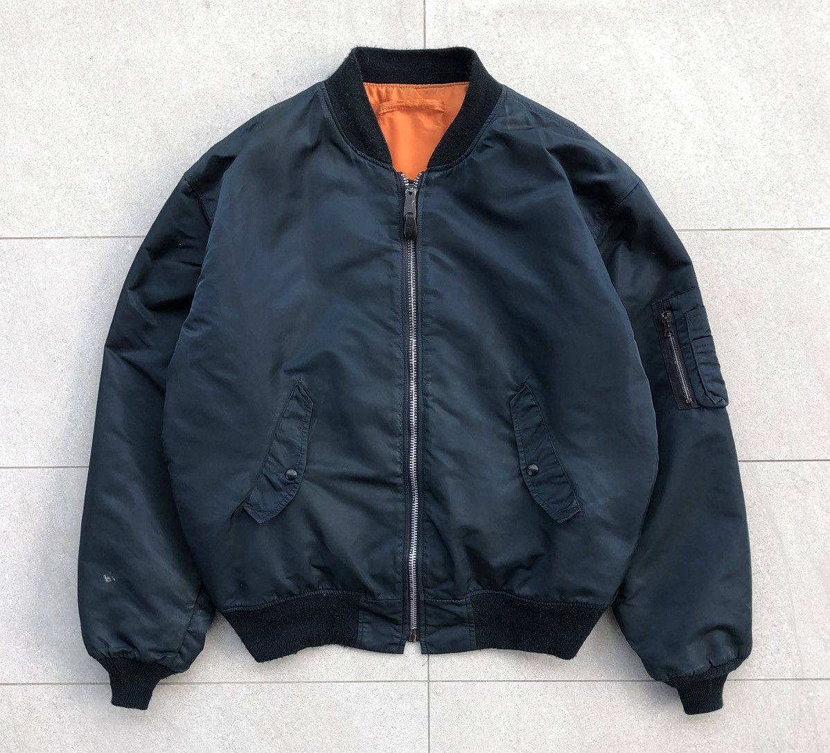 Vintage Vintage Flyers Man’s Intermediate Ma1 Bomber Jacket Size XXL Size US XXL / EU 58 / 5 - 15 Thumbnail