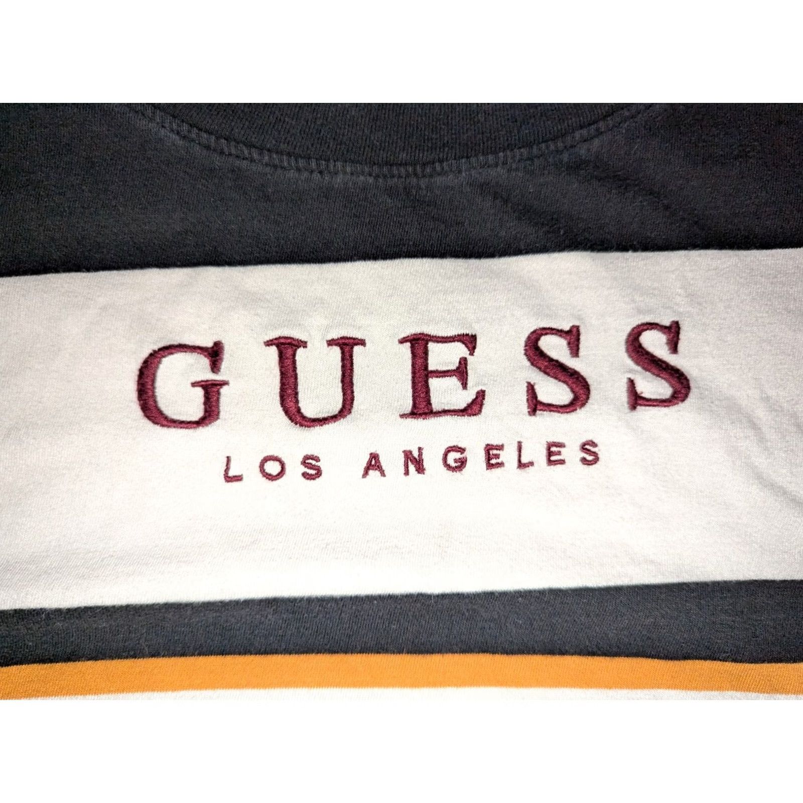 Guess VINTAGE Guess Shirt Mens M Striped White Black Embroidered 90s Shirt Mens M White Black Embroidered 90s Size US M / EU 48-50 / 2 - 3 Thumbnail