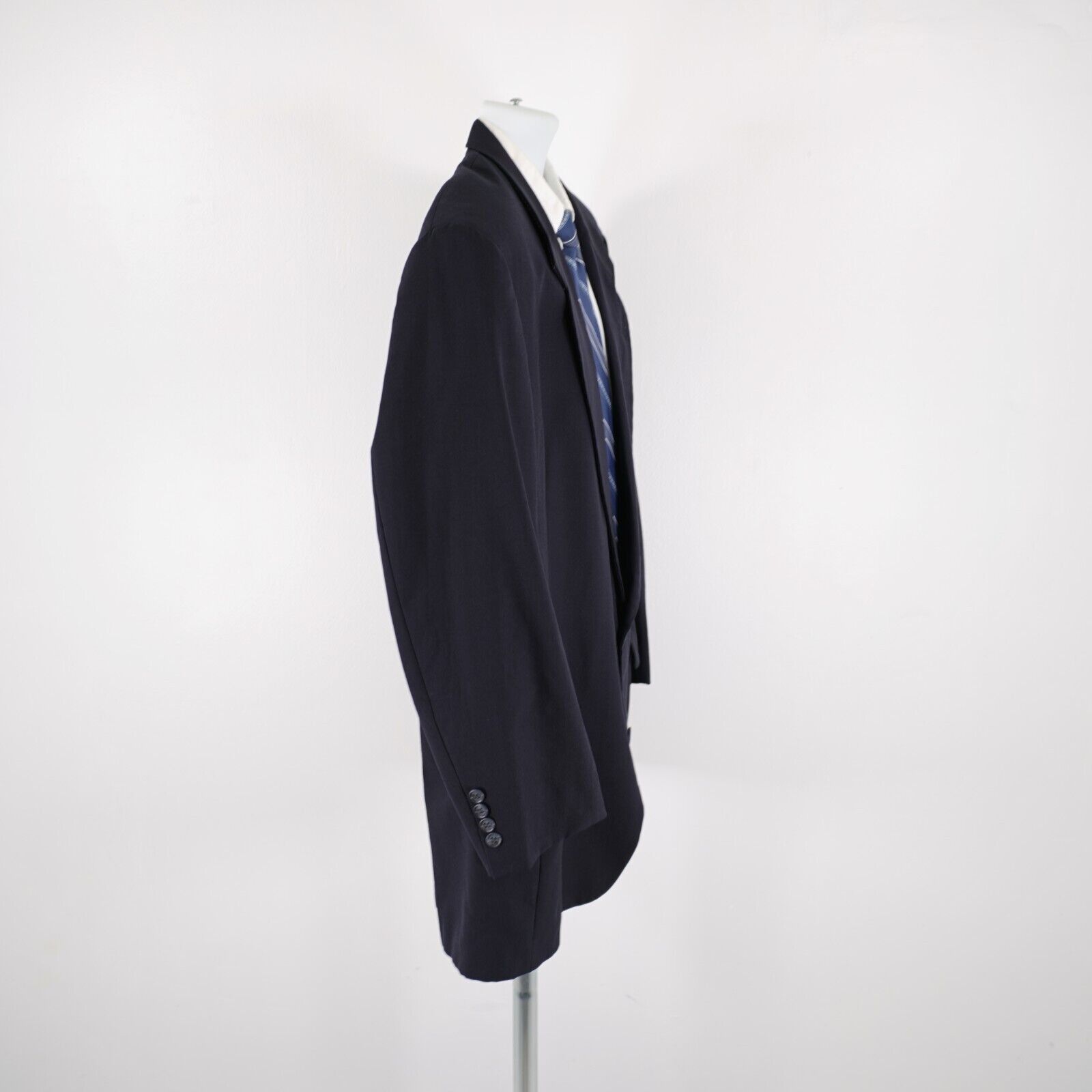Hart Schaffner Marx Hart Schaffner Marx Micron 2000 Wool Blue 2 Button Suit Jack Size 48L - 8 Thumbnail