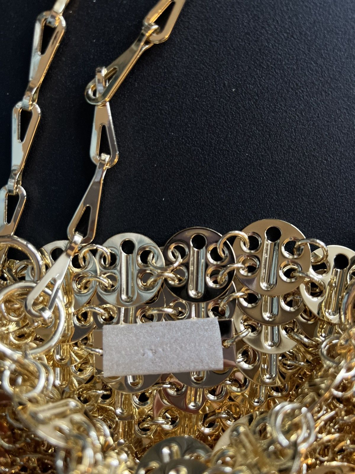 Paco Rabanne Paco Rabanne Iconic Nano Gold Bag Size ONE SIZE - 3 Thumbnail