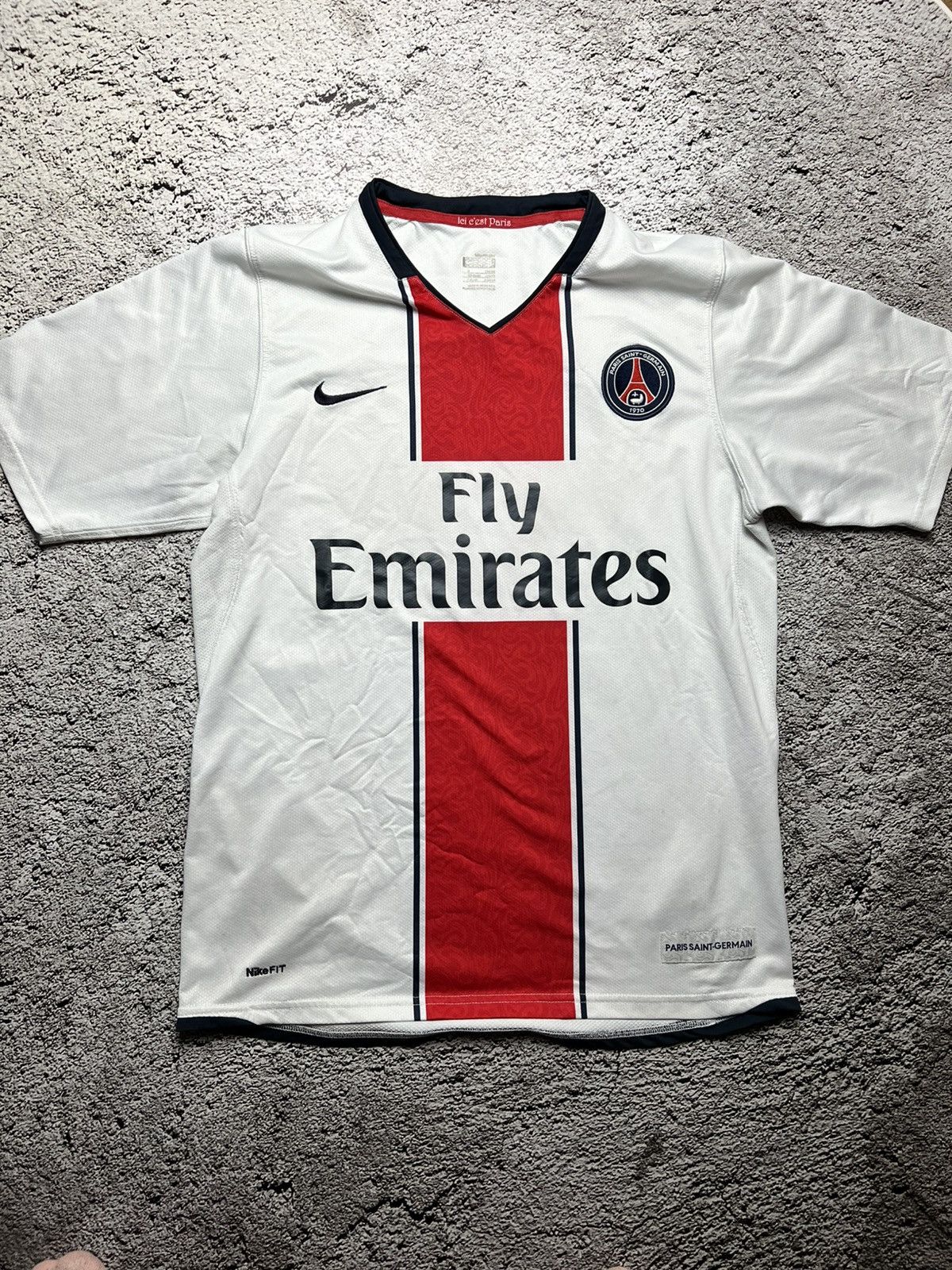 Nike 2007-2008 Nike PSG Paris Saint Germain nike jersey Size US S / EU 44-46 / 1 - 1 Thumbnail