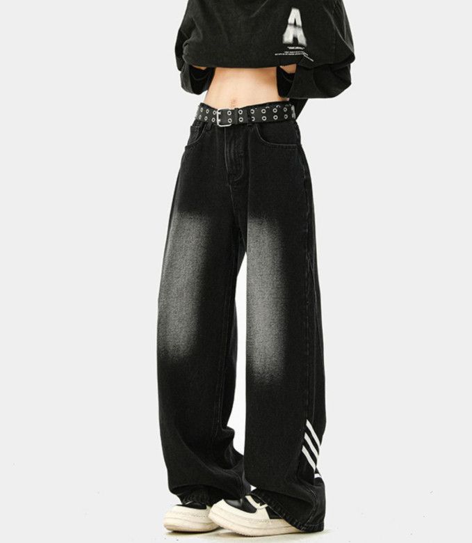 Japanese Brand Retro American high street straight patchwork work jeans Size US 32 / EU 48 - 1 Thumbnail