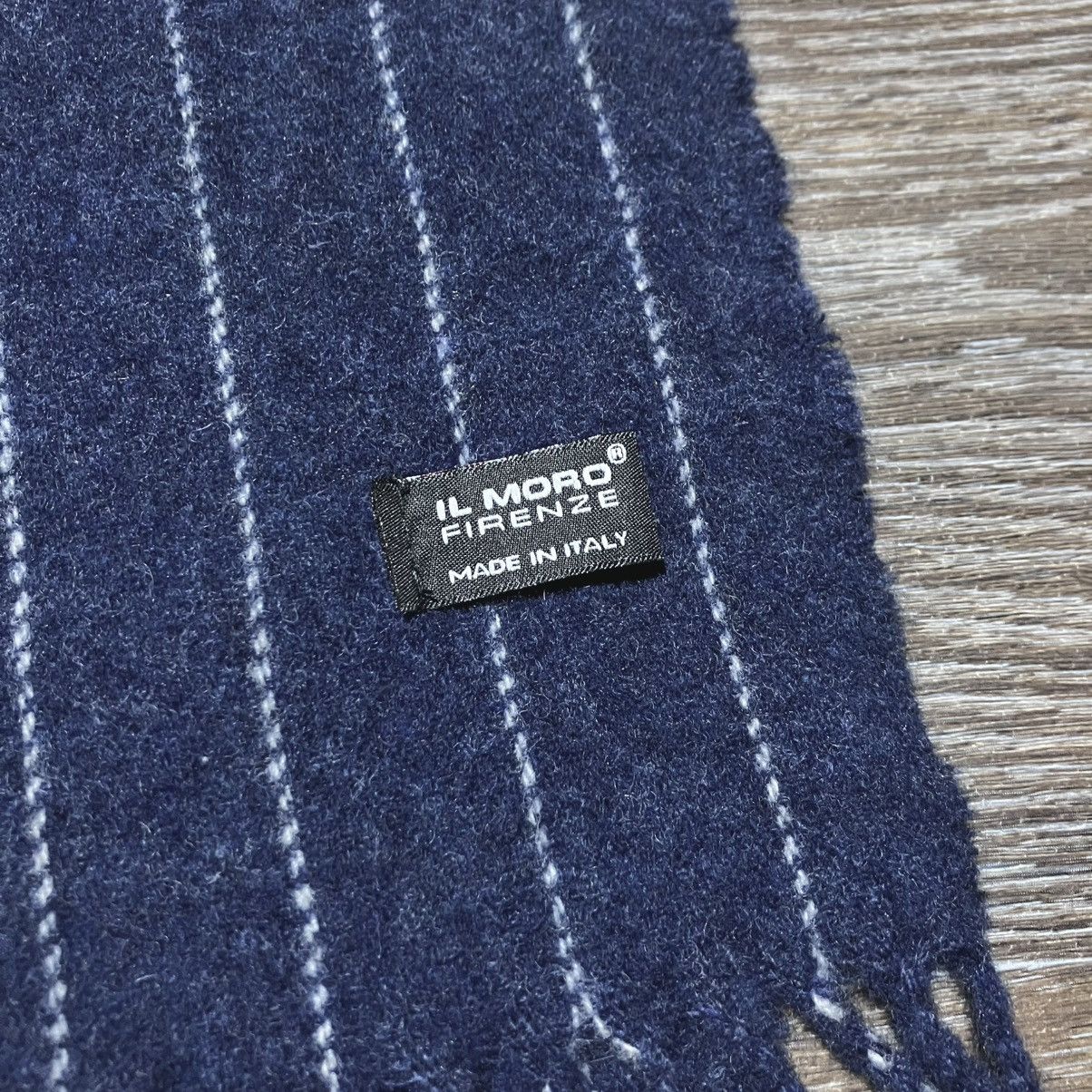 Other IL MORO FIRENZE Cashmere Wool Blend Striped Scarf Muffler Size ONE SIZE - 3 Thumbnail