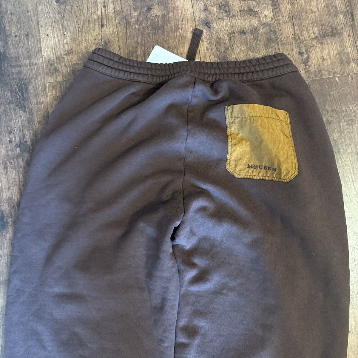 Alexander McQueen Alexander McQueen Brown Joggers Size US 35 - 3 Thumbnail