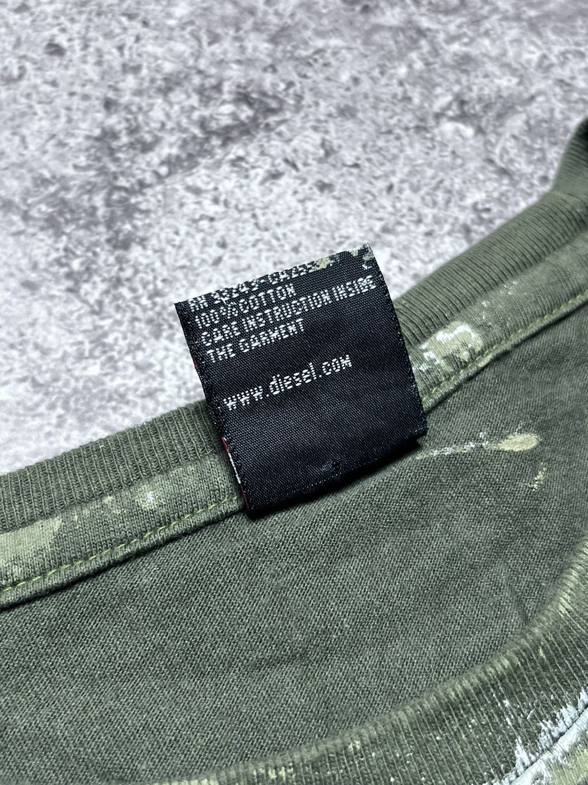Diesel × Vintage Vintage Diesel Military Style Crazy T Shirt Size M Y2k Size US M / EU 48-50 / 2 - 6 Thumbnail