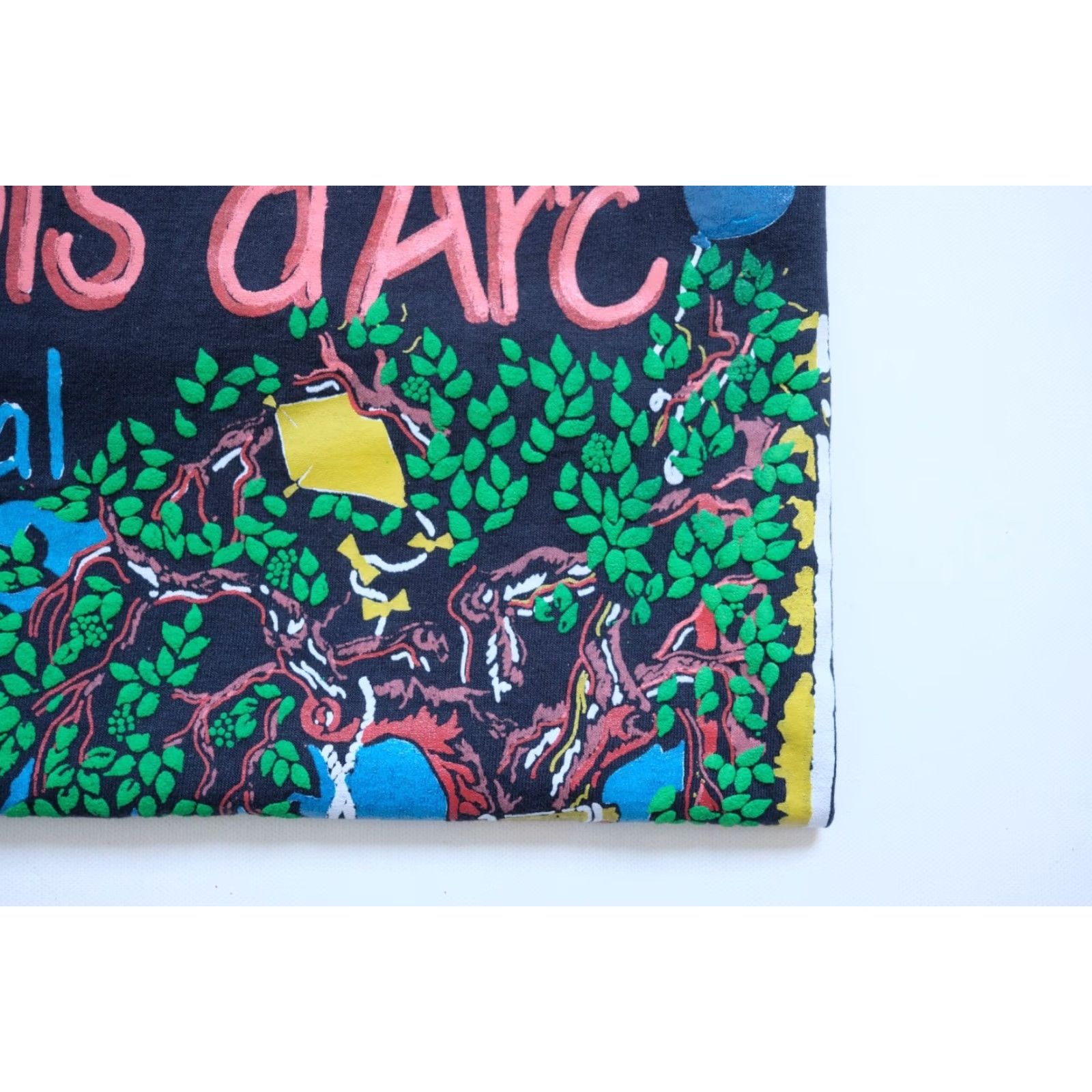 Fruit Of The Loom VINTAGE FRUIT OF THE LOOM T-SHIRT Graphic 90s Art Festival Bois d’Arc Bonham TX M Black Mens Size US M / EU 48-50 / 2 - 4 Thumbnail