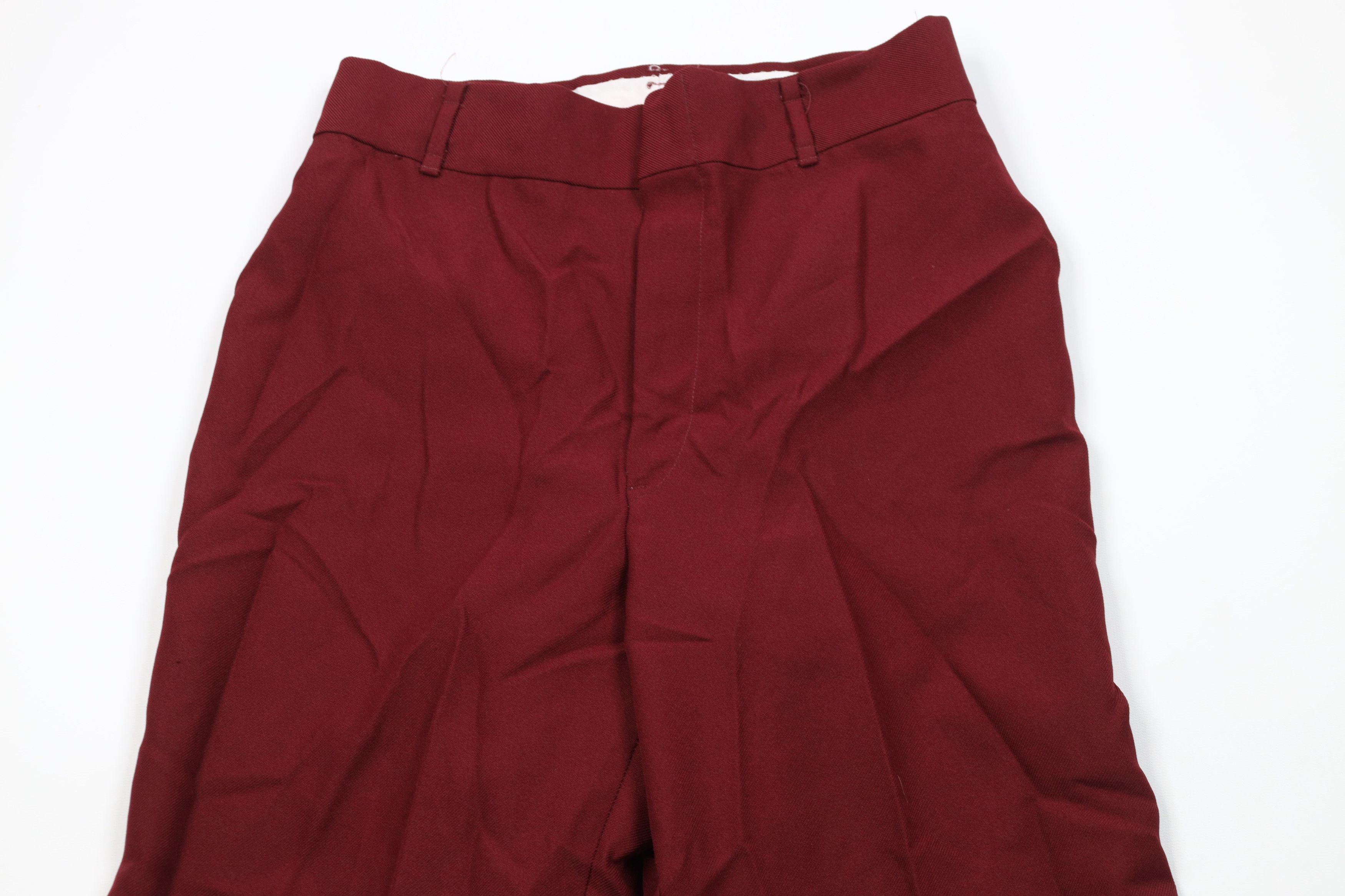 Vintage Vintage 70s Streetwear Knit Bell Bottoms Chino Pants Red USA Size 28" / US 6 / IT 42 - 2 Thumbnail