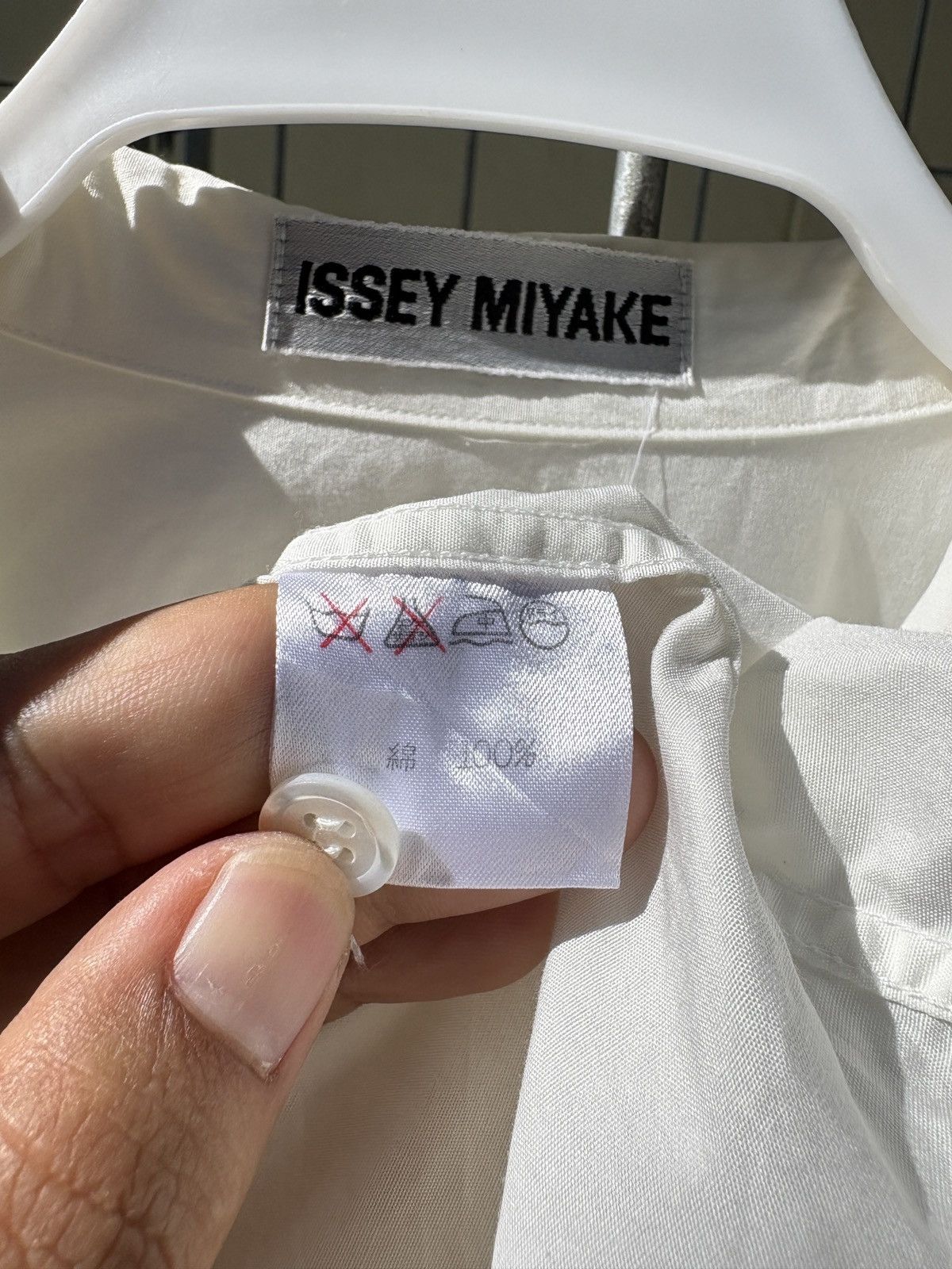 Issey Miyake Issey Miyake pleated white shirt Size M / US 6-8 / IT 42-44 - 12 Thumbnail