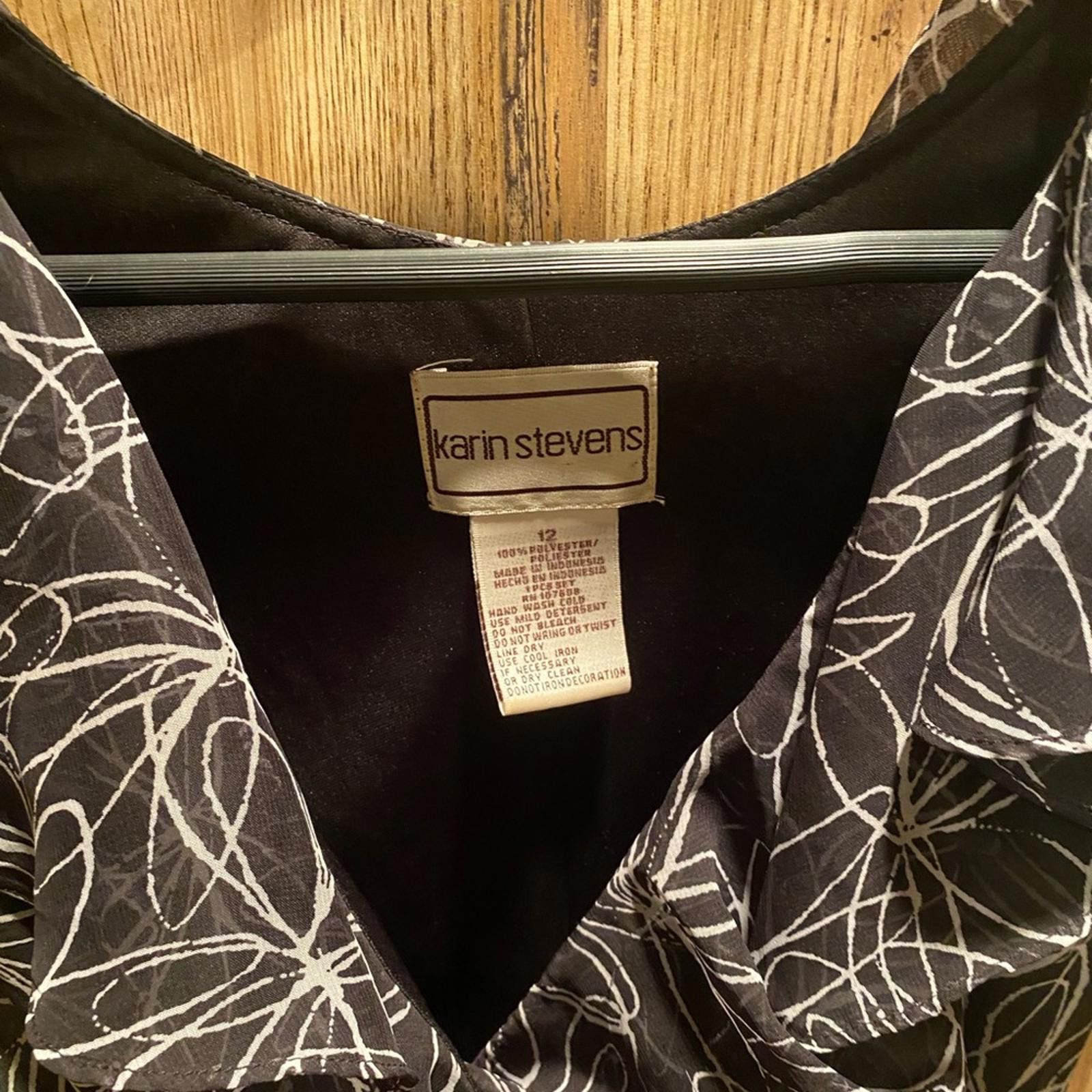 Other Black and white flowy dress Size XL / US 12-14 / IT 48-50 - 2 Thumbnail