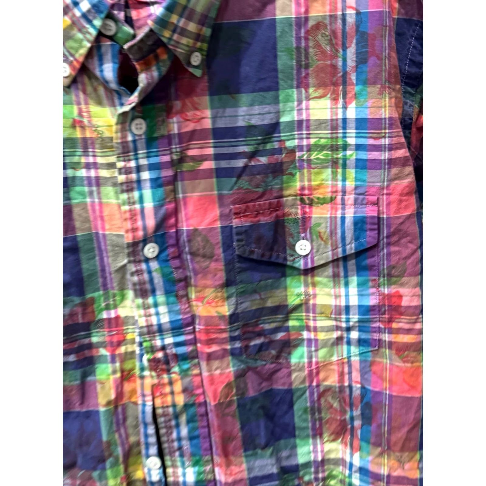 Polo Ralph Lauren Polo Ralph Lauren Plaid Floral LONG SLEEVE SHIRT XL Mens Size US XL / EU 56 / 4 - 5 Thumbnail
