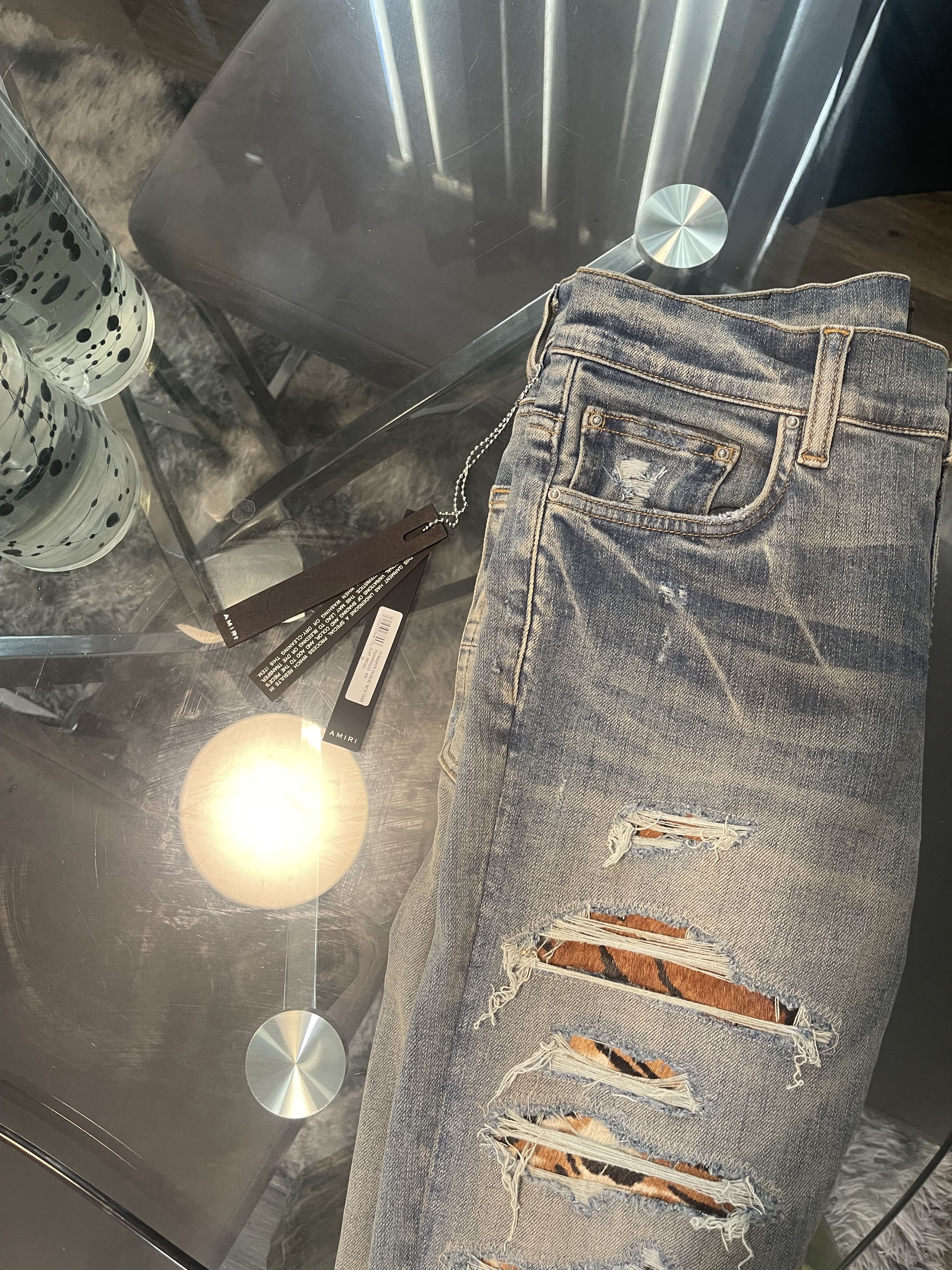 Amiri Amiri jeans clay indigo Chinese new year Size US 30 / EU 46 - 8 Thumbnail