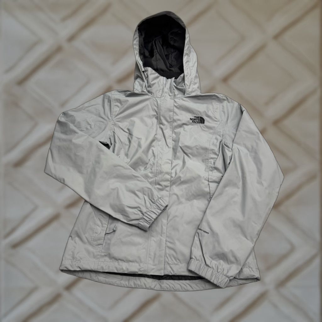 The North Face The North Face DryVent Resolve 2 Windbreaker Hoodie Jacket Womens XS Gray Nylon Size XS / US 0-2 / IT 36-38 - 1 Thumbnail