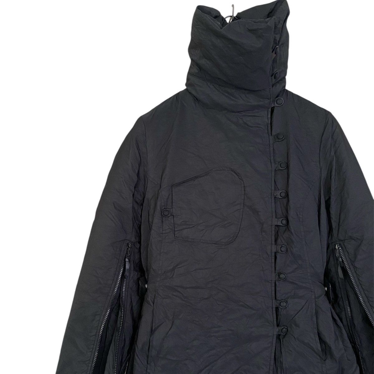 Ermanno Scervino × Hedi Slimane Ermanno Scervino Women Nylon Metal Coats Jacket Size M / US 6-8 / IT 42-44 - 6 Thumbnail