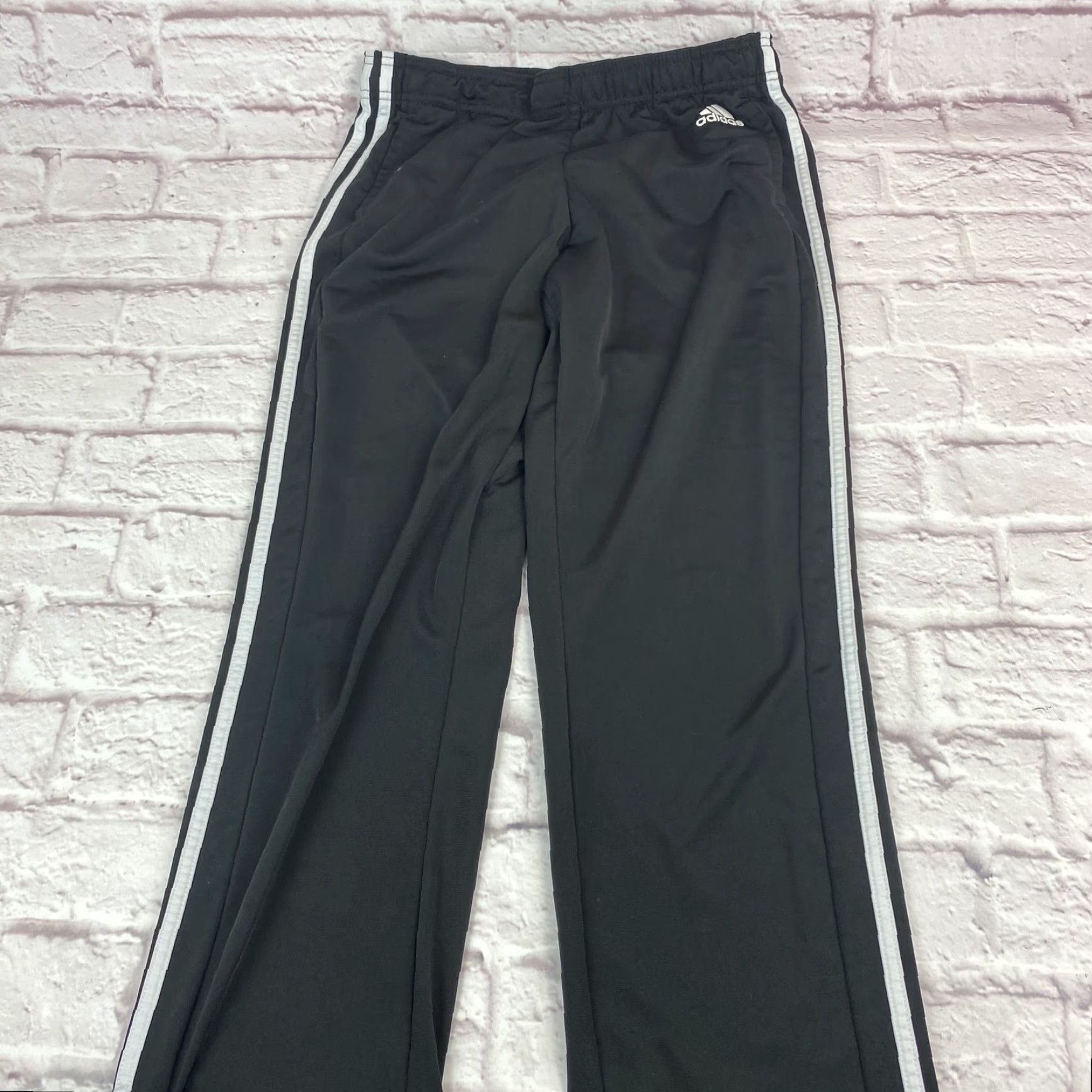 Adidas Adidas Pants Womens Small Black Three Stripes Track Athletic Size 28" / US 6 / IT 42 - 3 Thumbnail