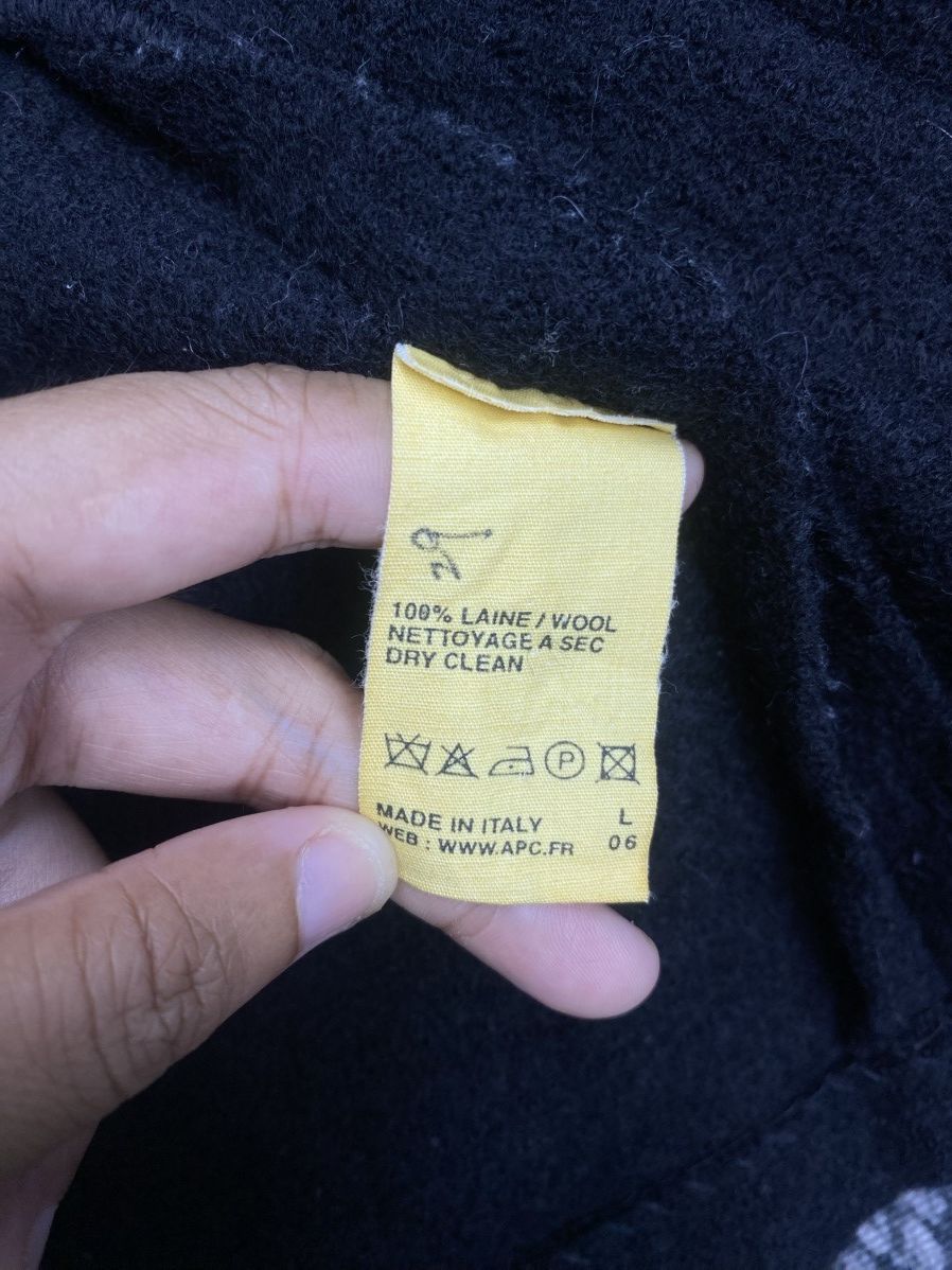 A.P.C. Vtg A.P.C Black Plain Zipper Jacket Size US S / EU 44-46 / 1 - 8 Thumbnail