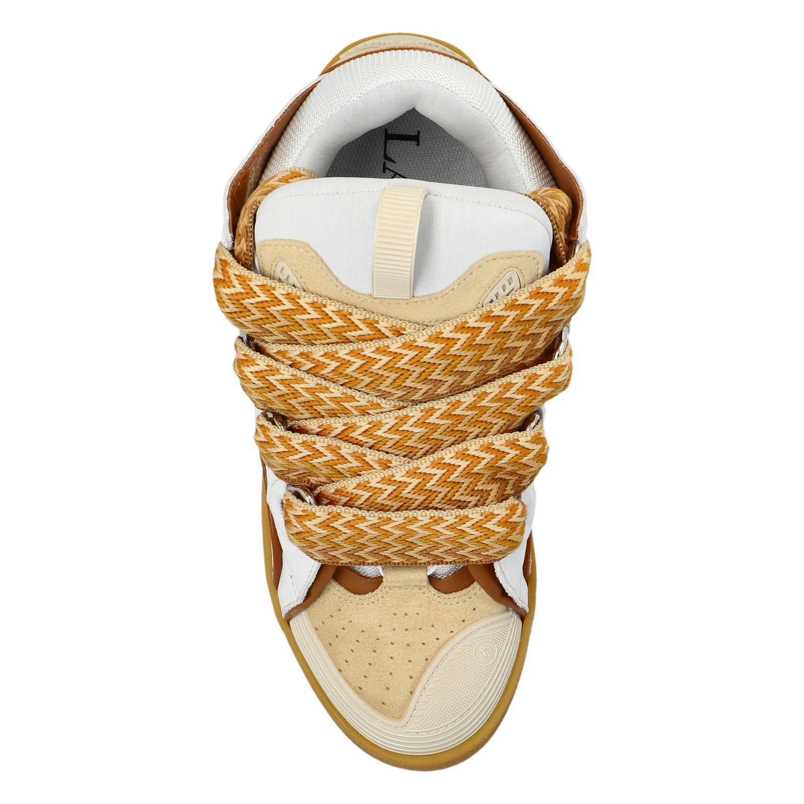Lanvin LANVIN Oversize Curb White Leather Sneakers New & Authentic Size US 13 / EU 46 - 4 Thumbnail