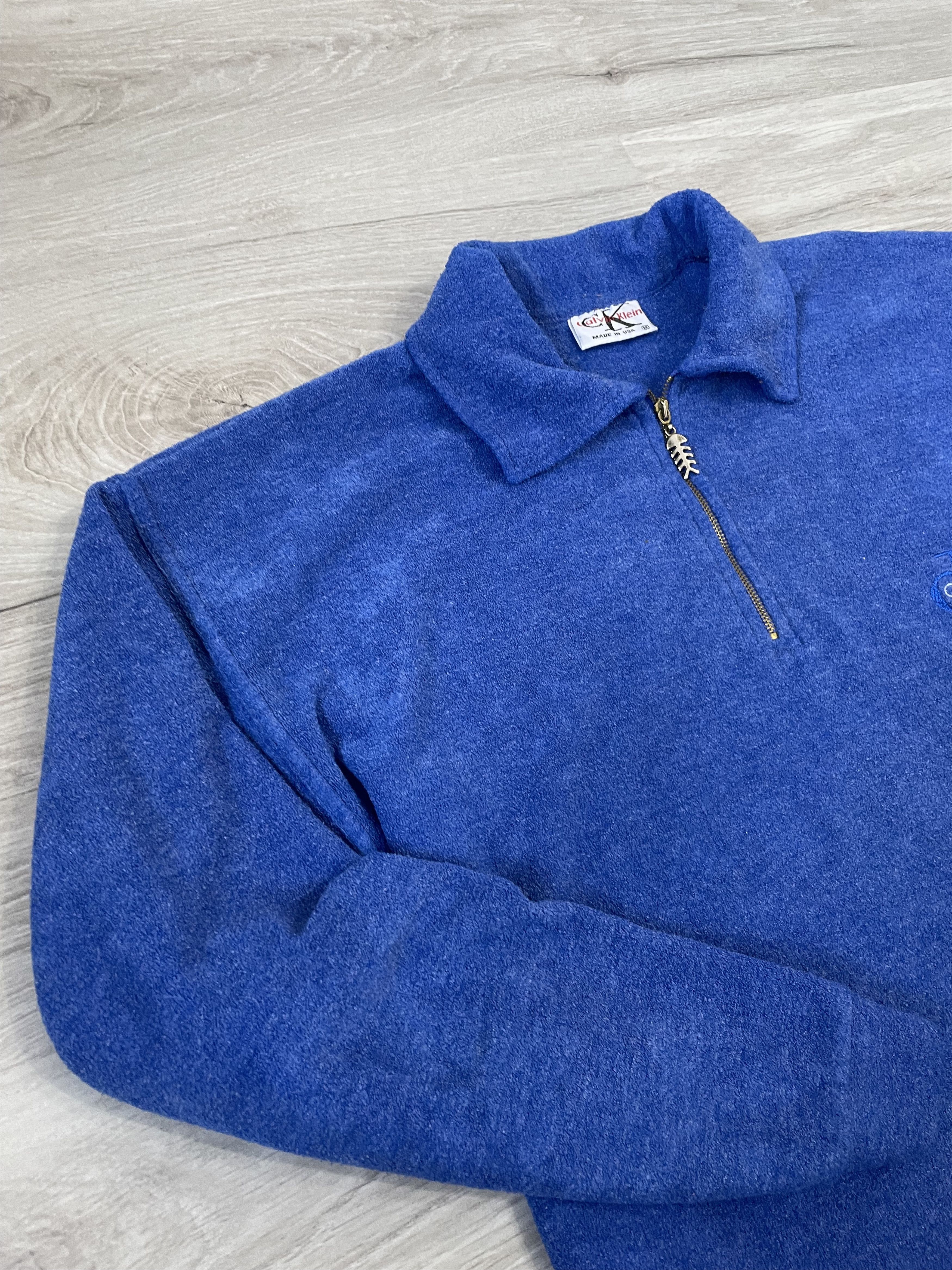 Calvin Klein × Vintage MENS VINTAGE FLECCE CASUAL RARE CALVIN CLEIN Size US M / EU 48-50 / 2 - 7 Thumbnail
