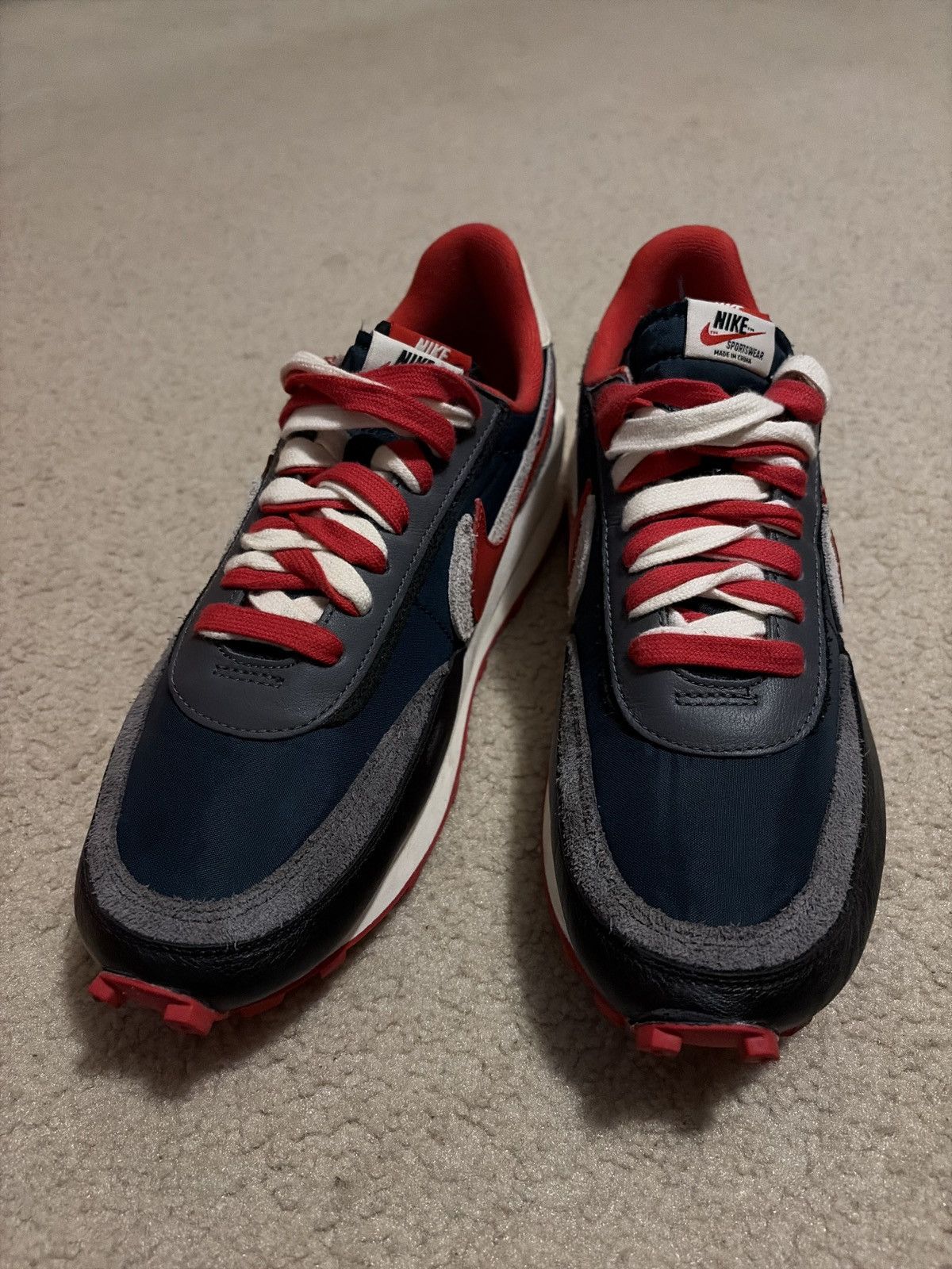 Nike NIKE LD WAFFLE Undercover Midnight Spruce University Red Size US 11.5 / EU 44-45 - 5 Thumbnail