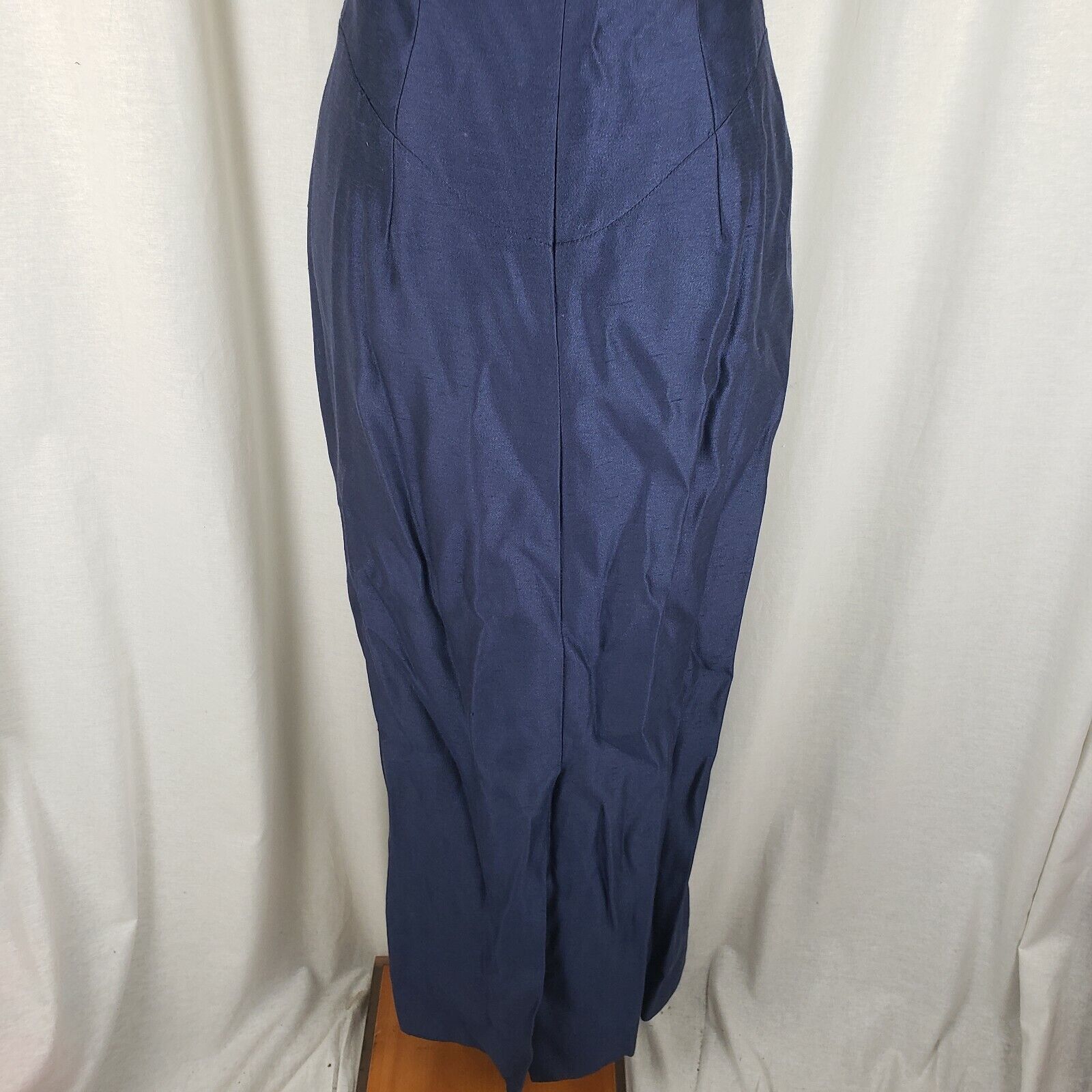 Vintage Watters & Watters Taffeta Formal Prom Maxi Dress Womens 12 Size XL / US 12-14 / IT 48-50 - 3 Thumbnail