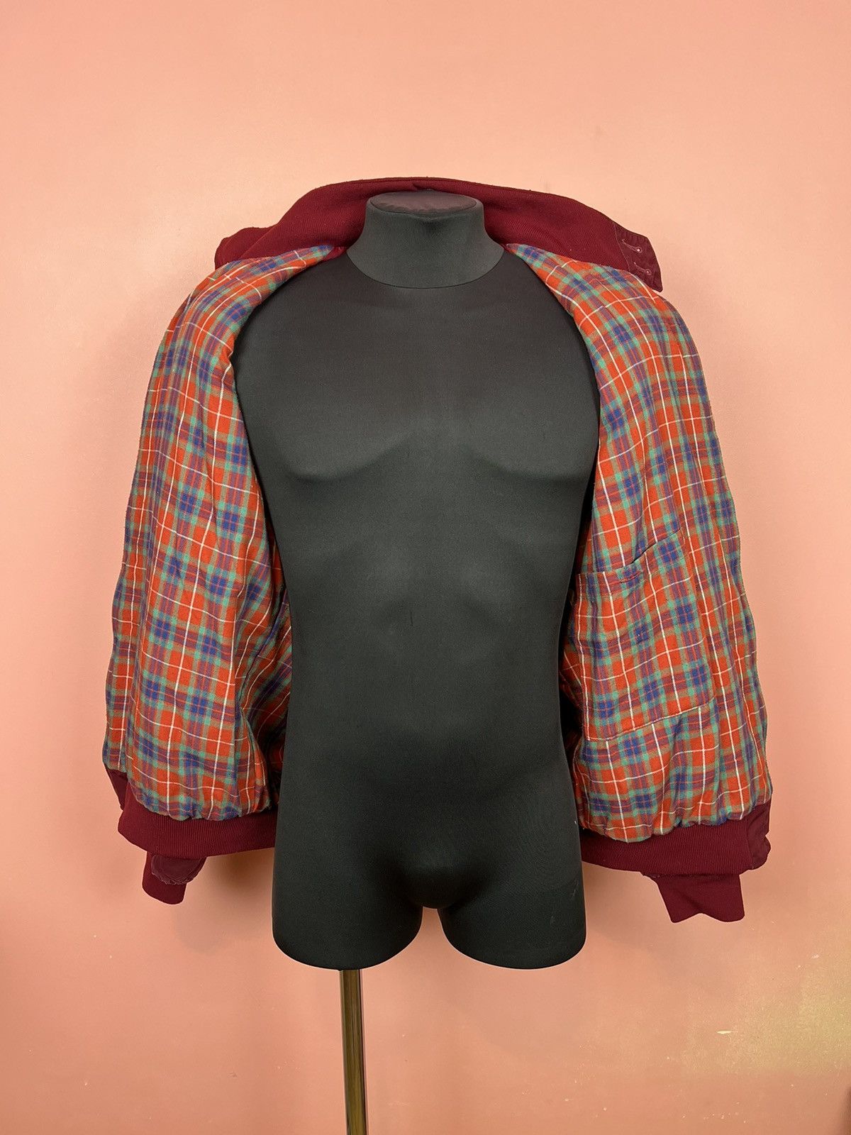 Designer Baracuta vintage quilted jacket rare bomber red Size US M / EU 48-50 / 2 - 9 Thumbnail