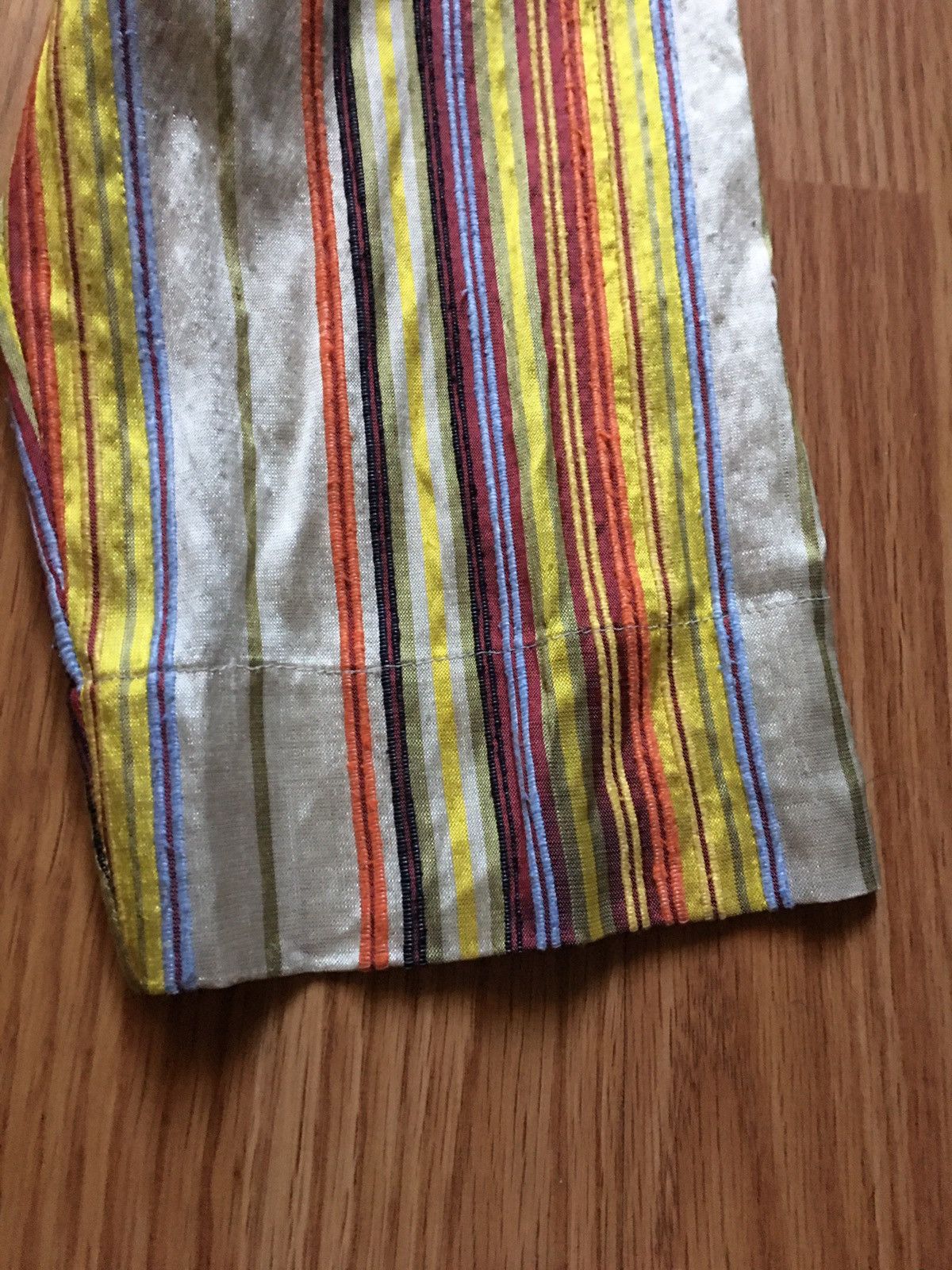 Akris Akris Punto Silk Multicolor Striped Blouse Shirt Size EU 34 Size S / US 4 / IT 40 - 11 Thumbnail