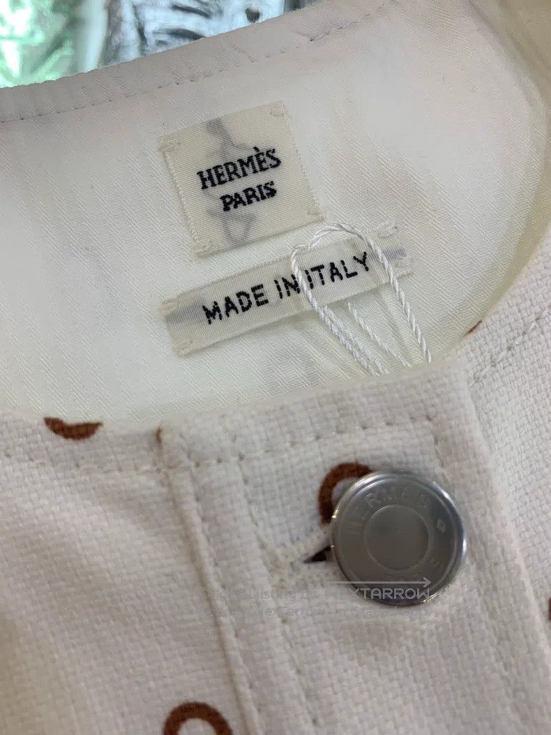 Hermes Hermes White Dress Size XS / US 0-2 / IT 36-38 - 3 Thumbnail