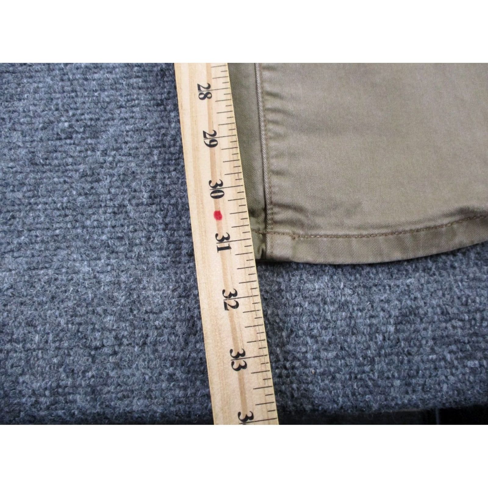 Flint And Tinder Flint and tinder Jeans Mens 34 X 32 Beige Slim Straight Stretch Denim 5-Pocket Design Season: All Size US 33 - 4 Thumbnail